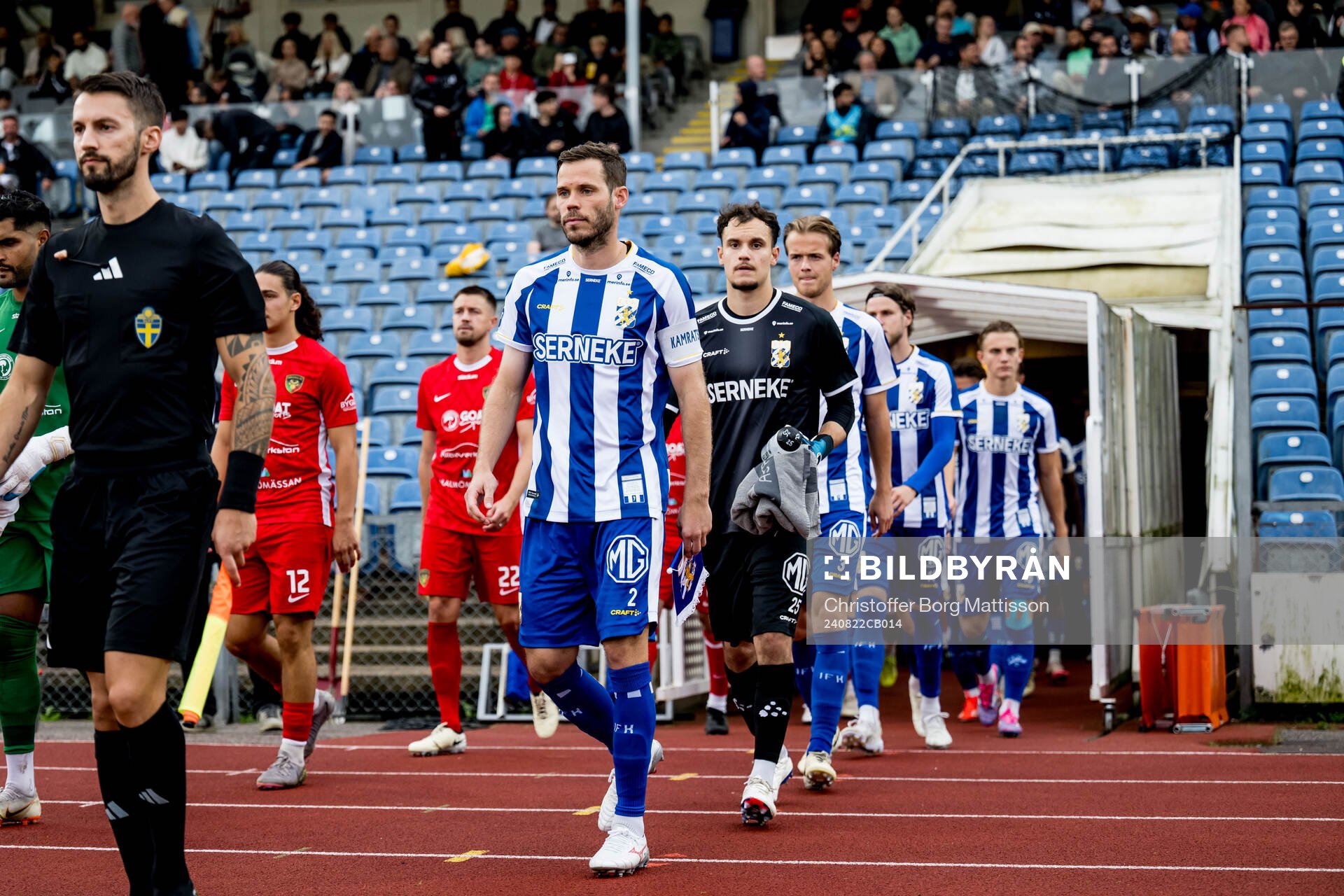IFK Göteborgs Emil Salomonsson och målvakt Elis Bishesari