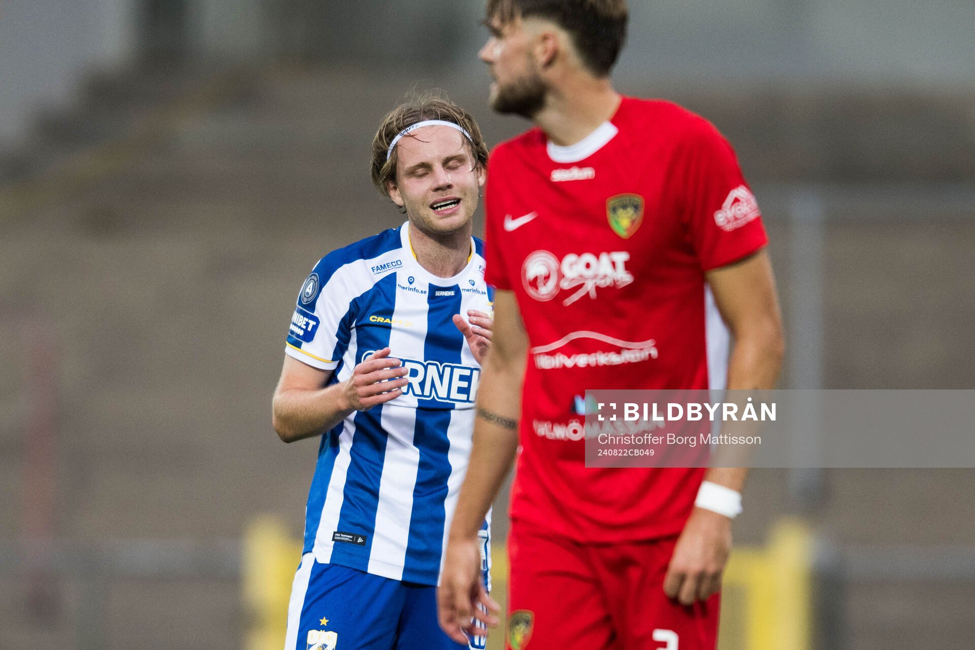 IFK Göteborgs Oscar Pettersson deppar