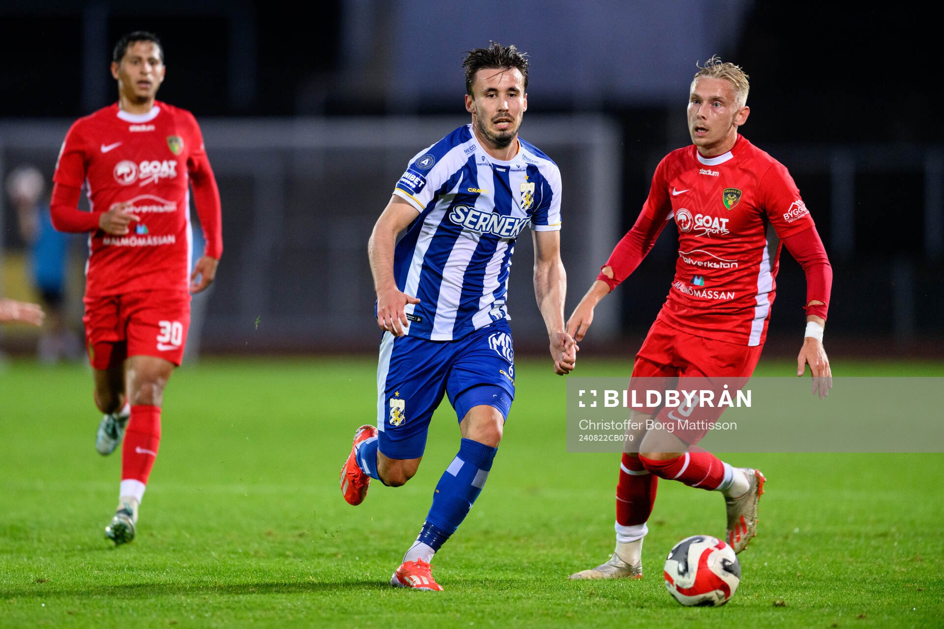 IFK Göteborgs Anders Trondsen och Ariana FCs Johan
