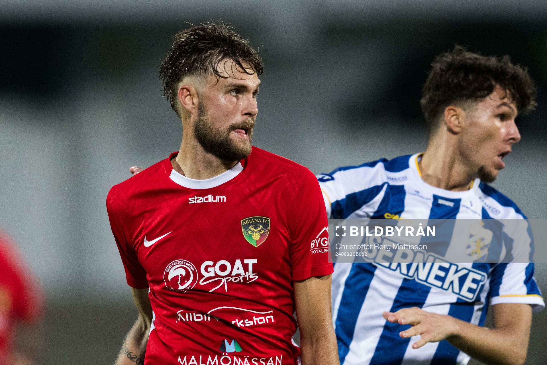 Ariana FCs Albin Sjöstrand Bjurnemark