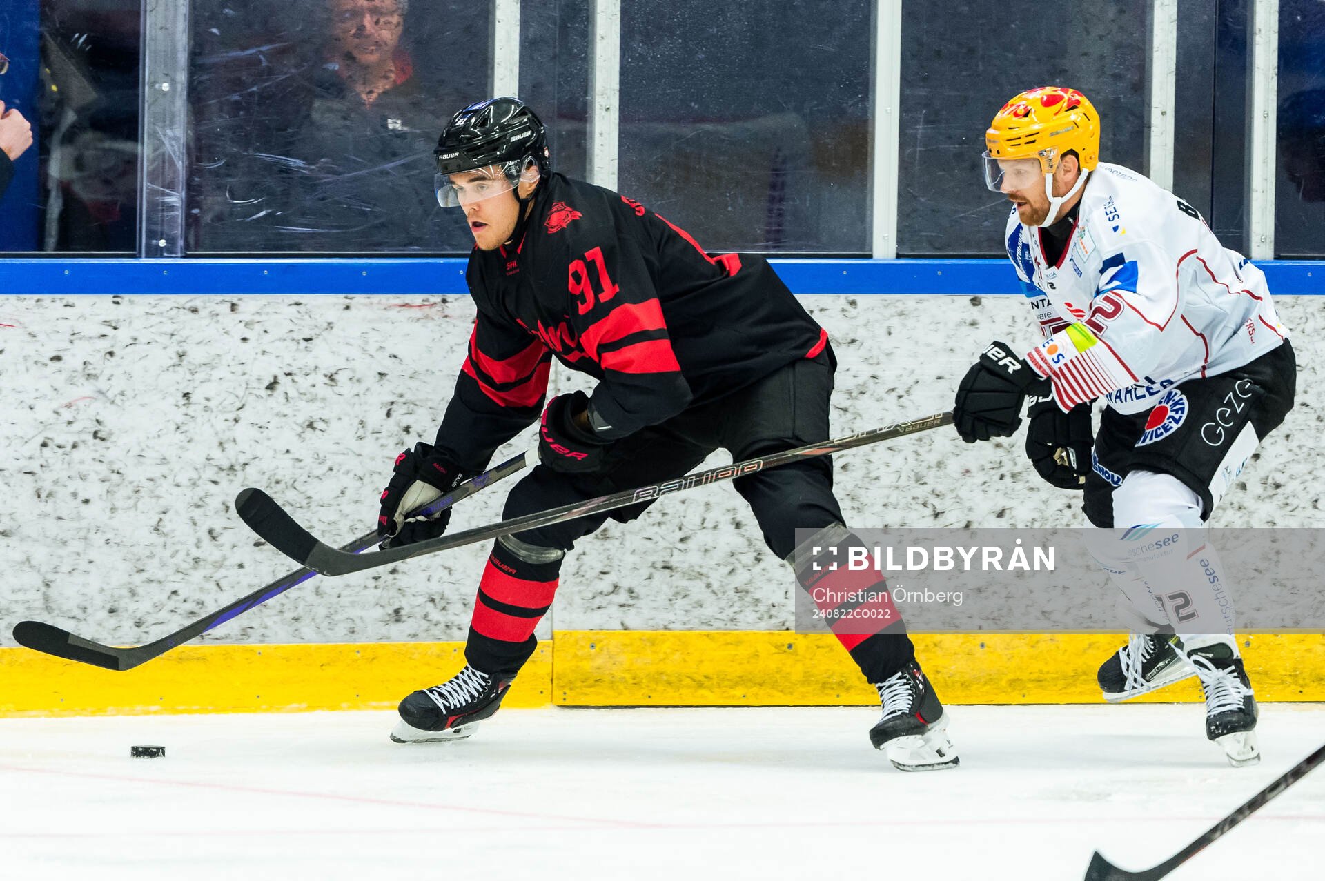 Malmö Redhawks Axel Sundberg och Fischtown Penguins