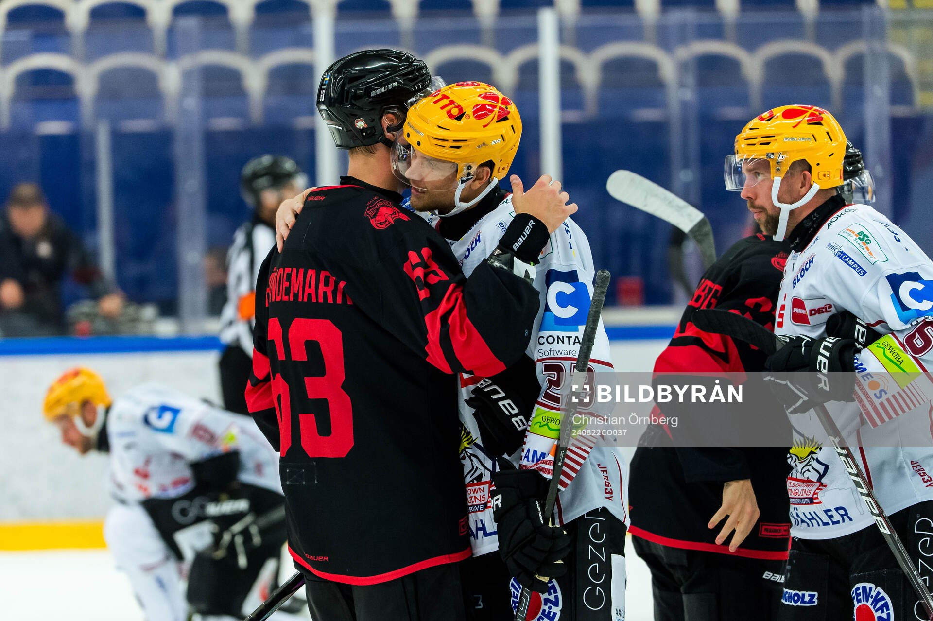 Malmö Redhawks Fredrik Händemark och Fischtown Penguins