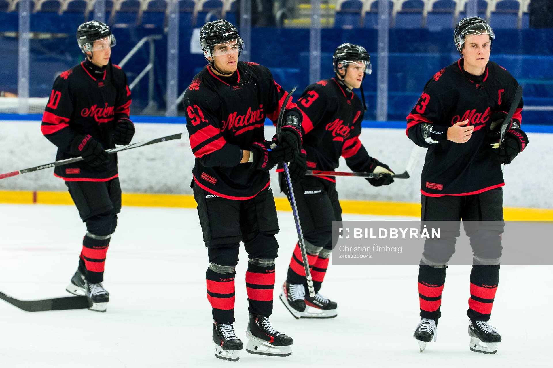 Malmö Redhawks spelare deppar