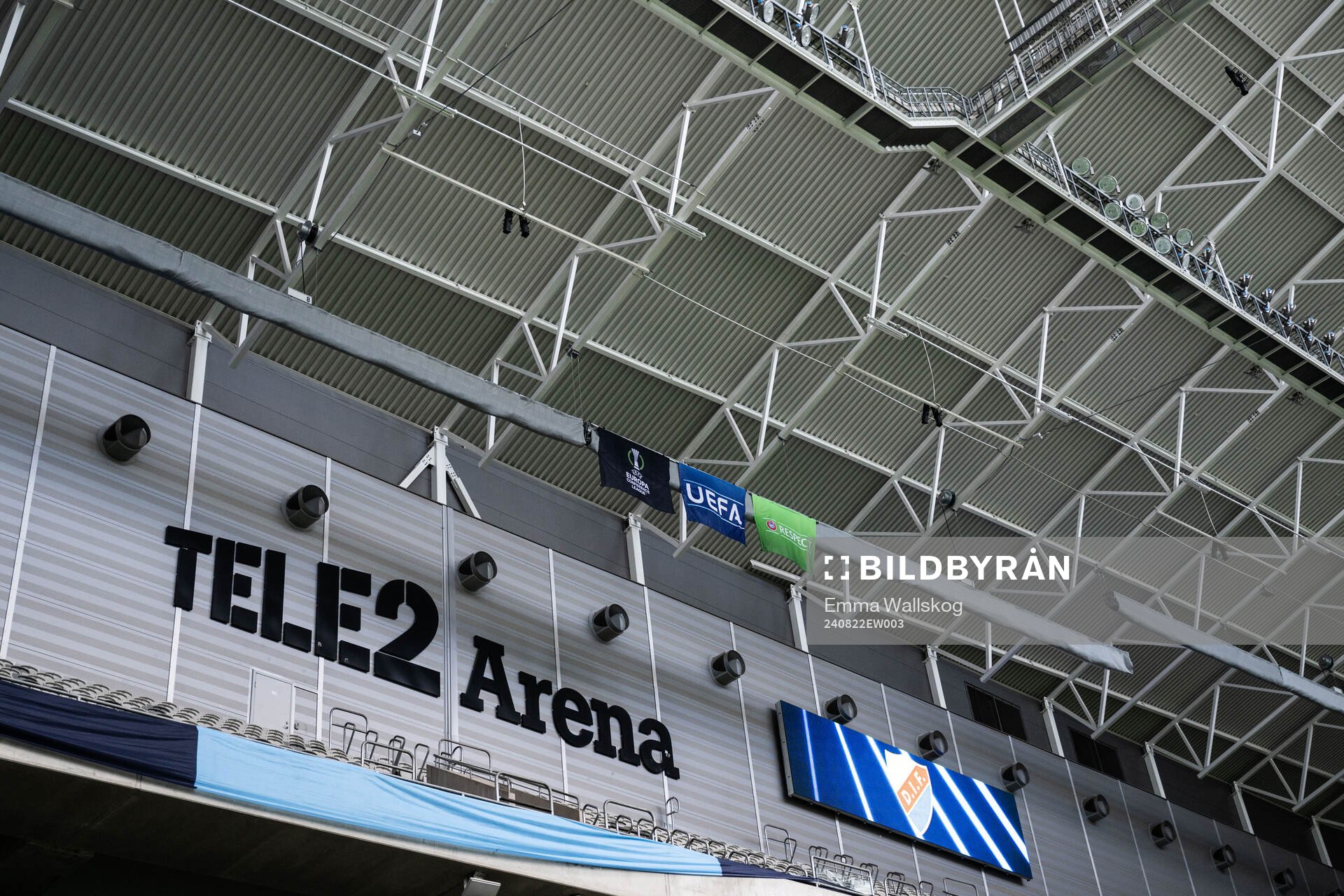 Interior view of Tele2 Arena