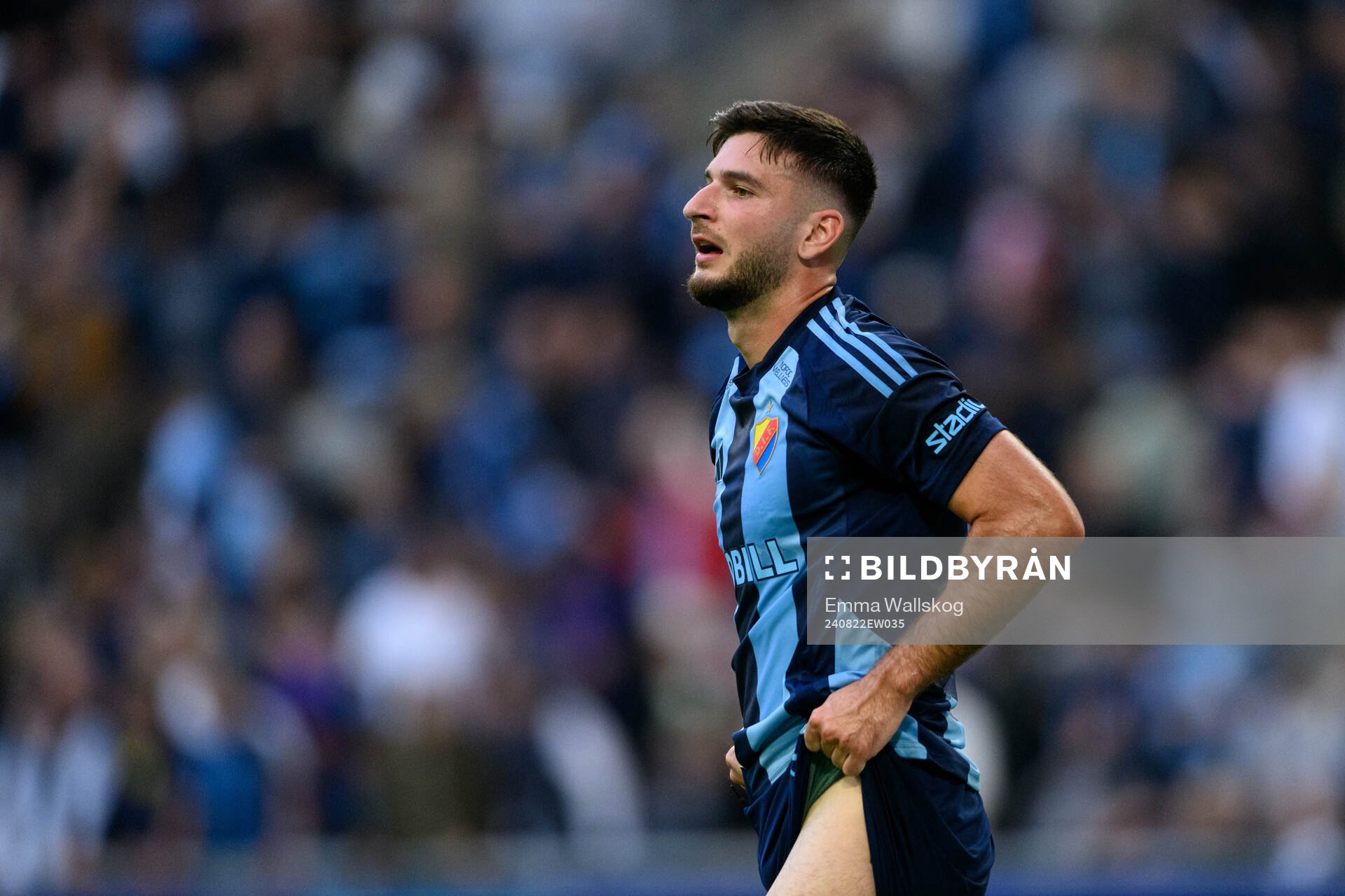Besard Sabovic of Djurgården looks dejected