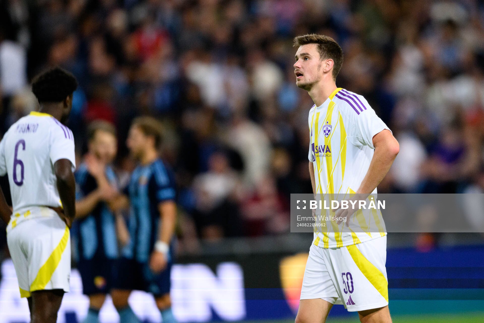 Lan Vidmar of Maribor looks dejected