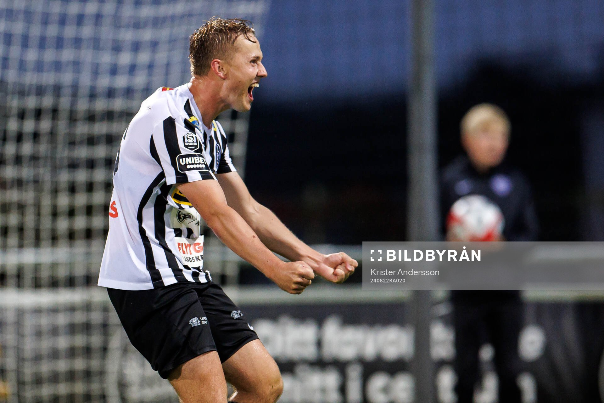 Landskronas Jesper Strid jublar