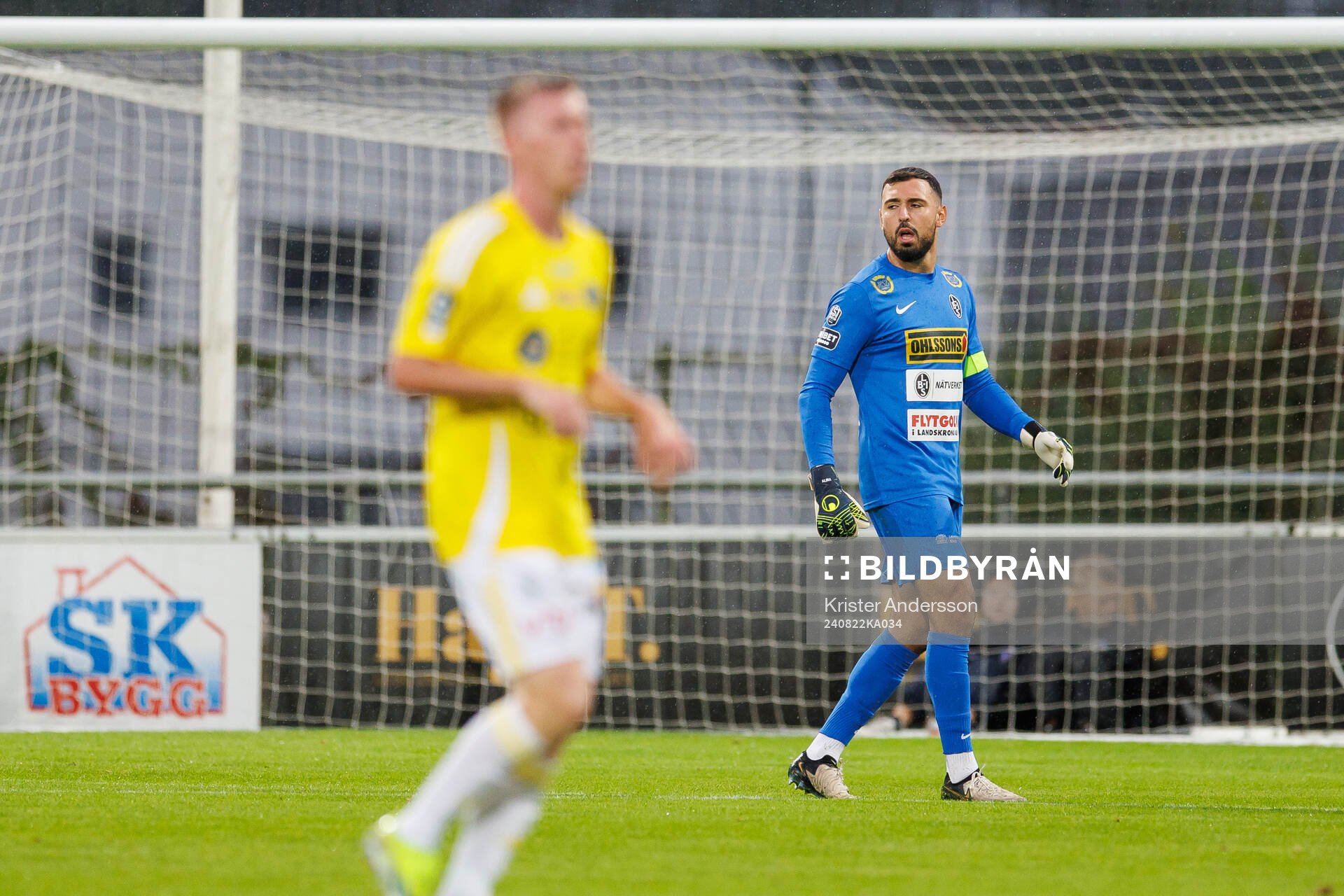 Landskronas målvakt Amr Kaddoura