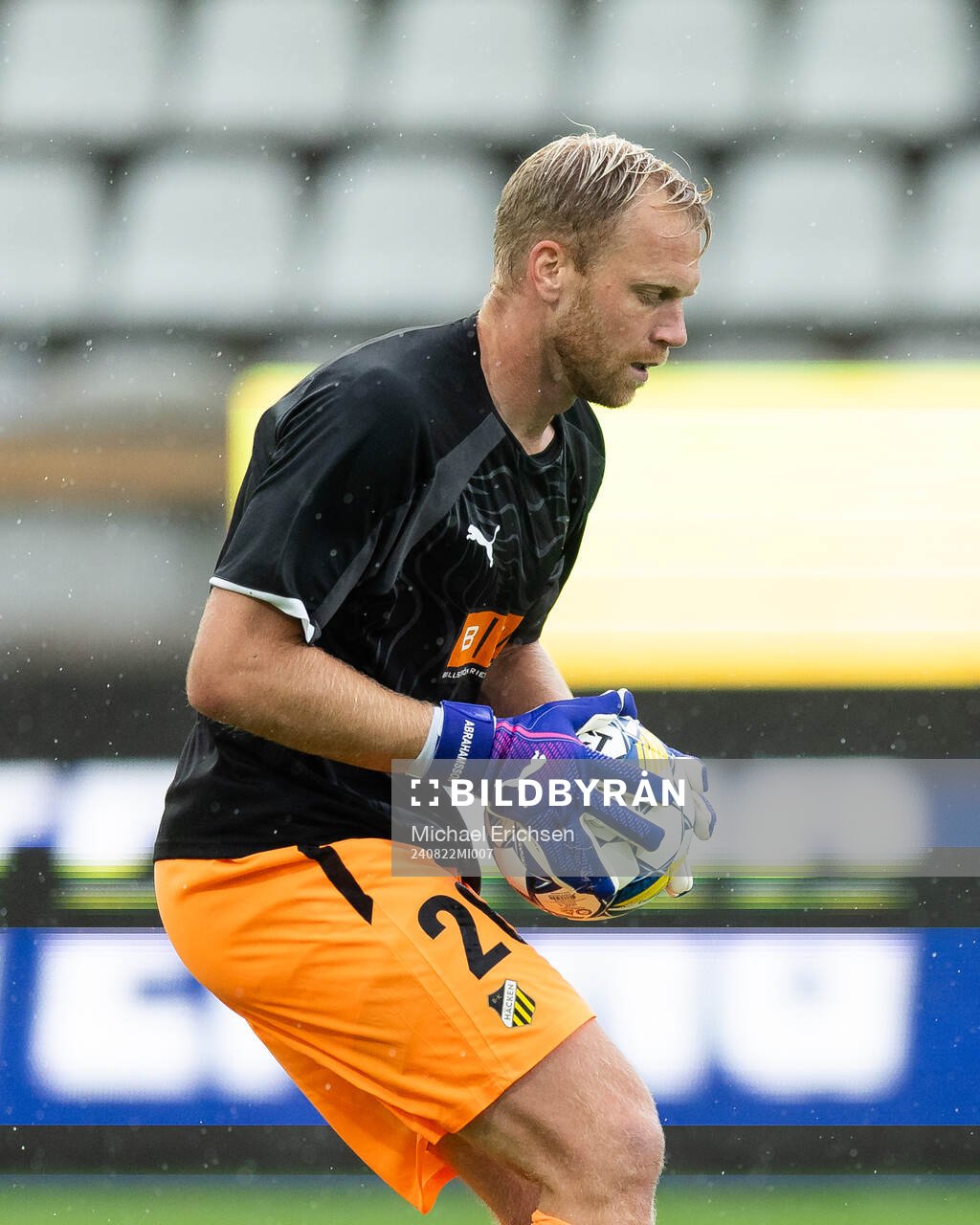 Goalkeeper Peter Abrahamsson of Häcken