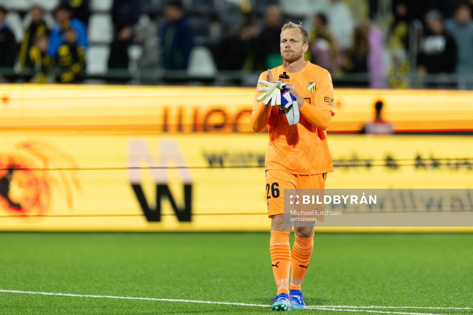 Goalkeeper Peter Abrahamsson of Häcken looks dejected