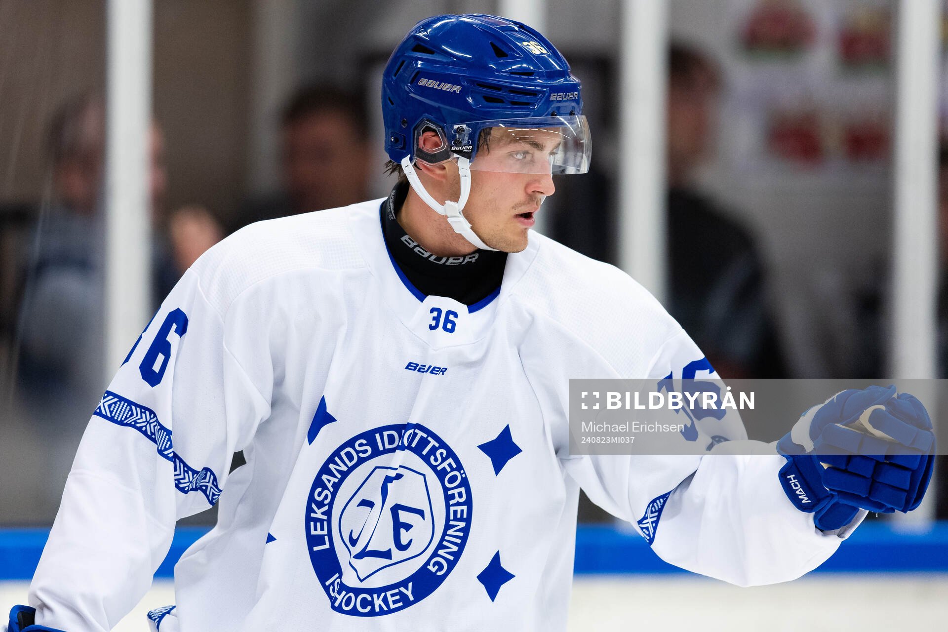 Leksands Hannes Hellberg jublar