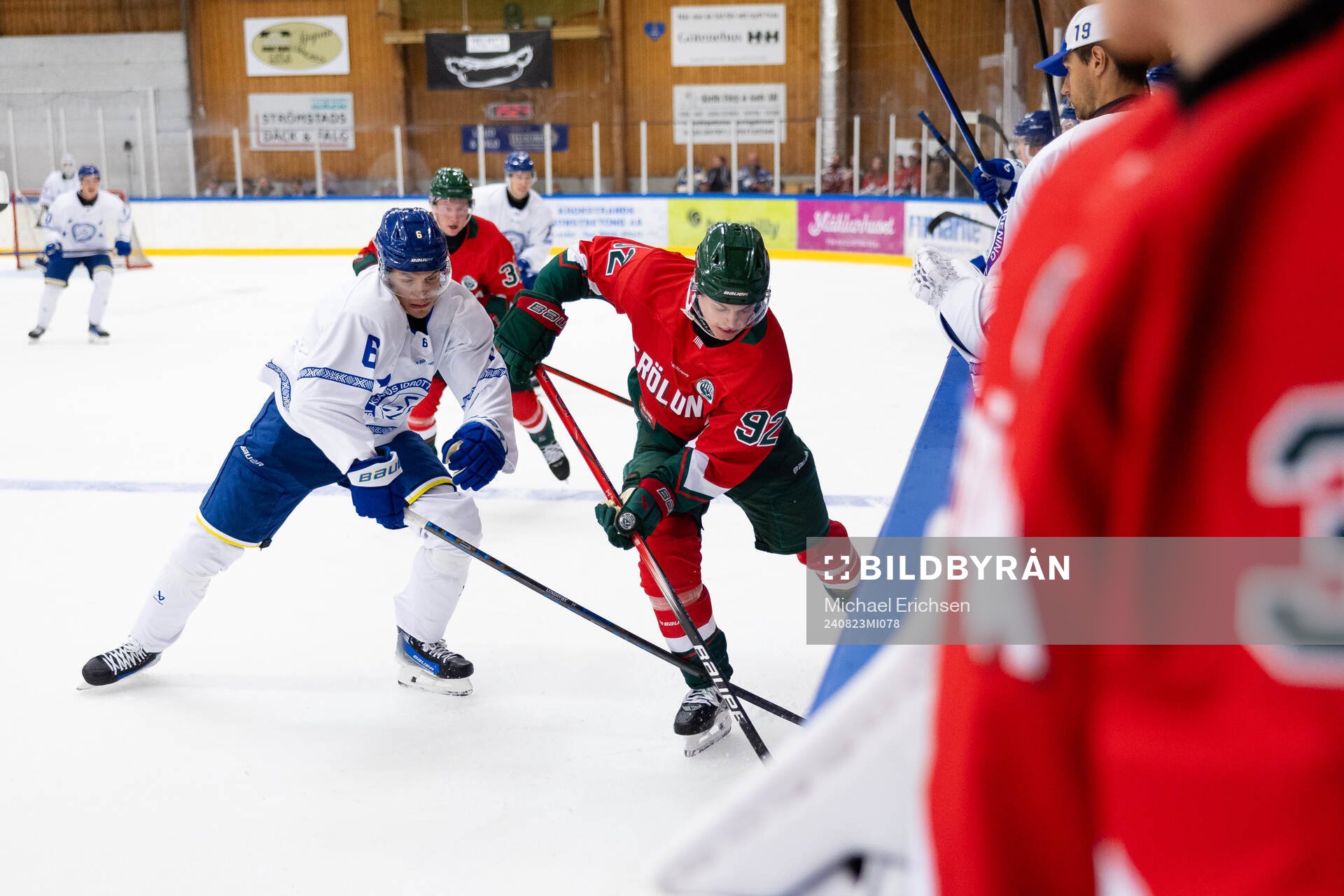 Leksands Alexander Lundqvist och Frölundas Filip Cederqvist