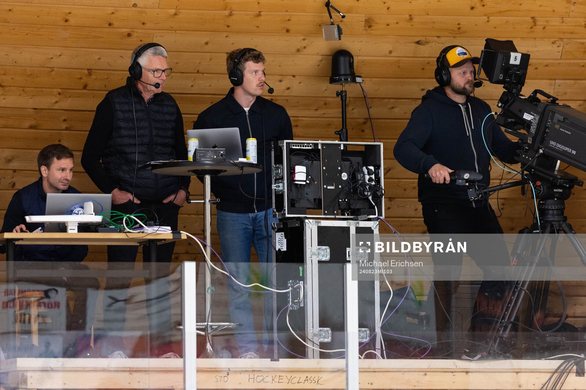 Expressens Harald Lückner och Adam Johansson