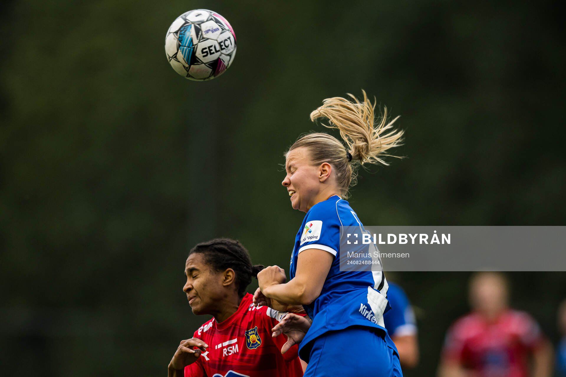 Anette Snørteland Jensen of Åsane during the Toppserien football match between Røa and Åsane on August 24, 2024 in Oslo.