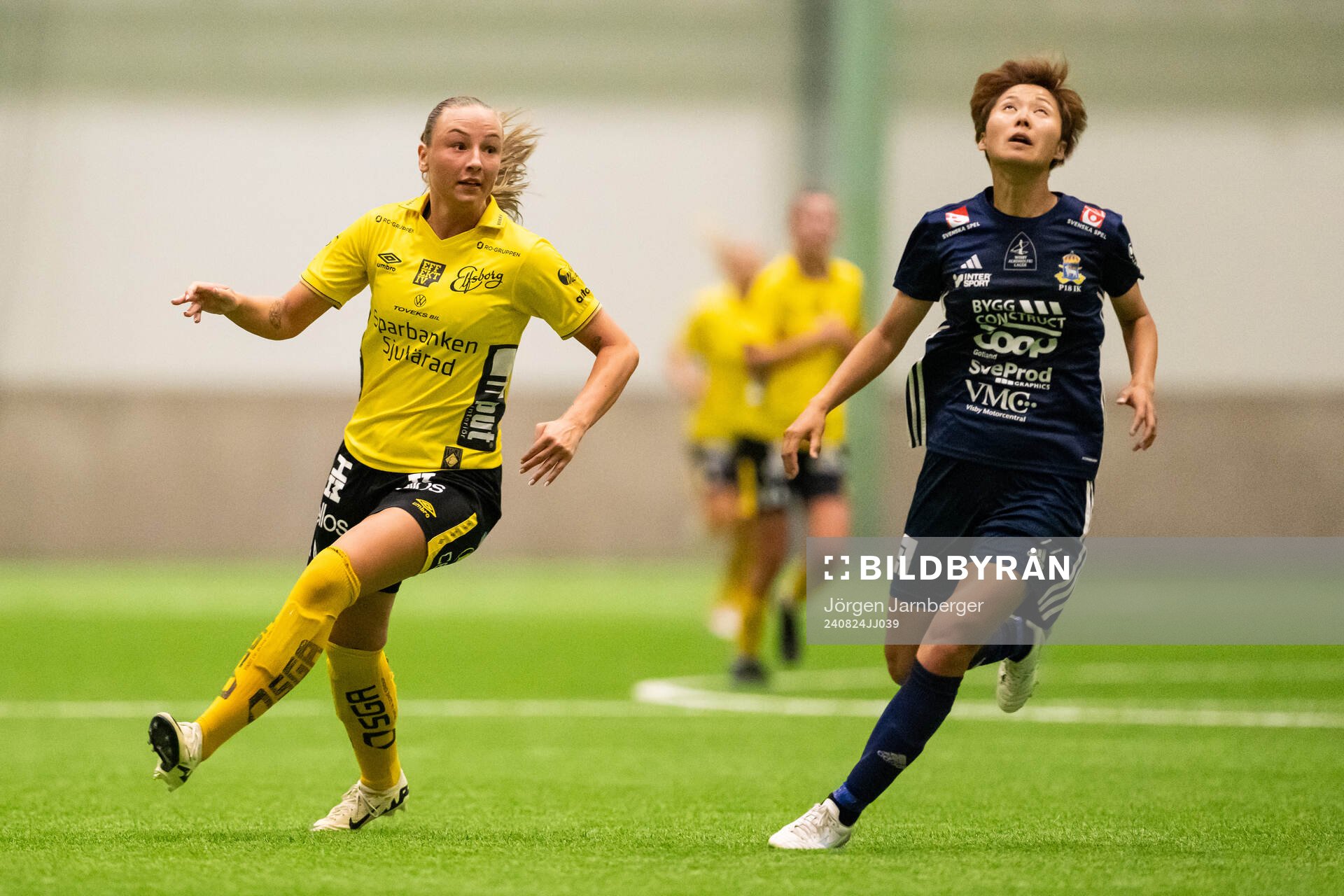 Elfsborgs Stina jensen och P18s Natsumi Taketa