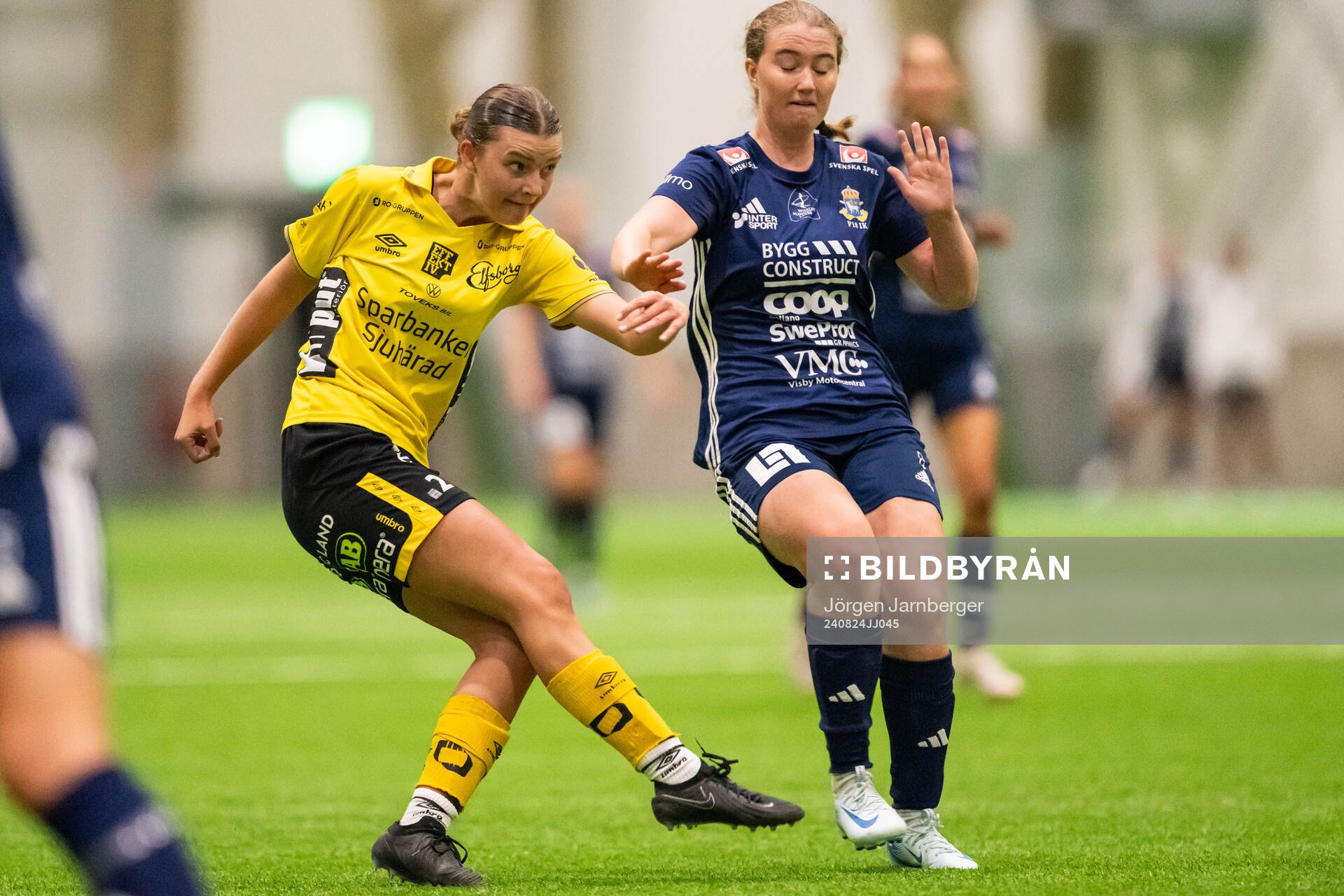 Elfsborgs Ida Backlund och P18s Julia Farinder