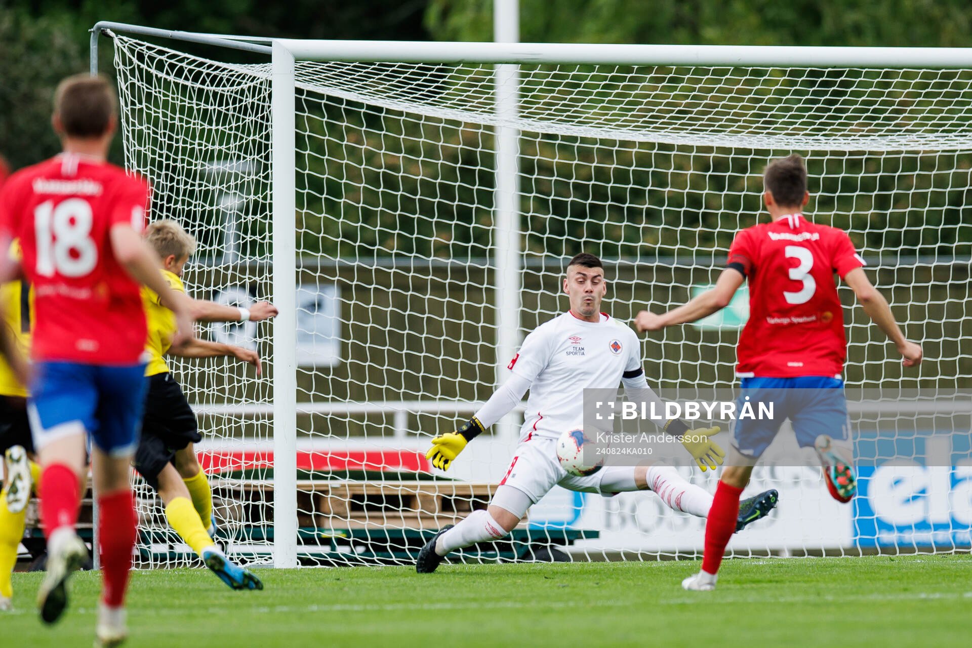 Varbergs målvakt Sebastian Ekholm
