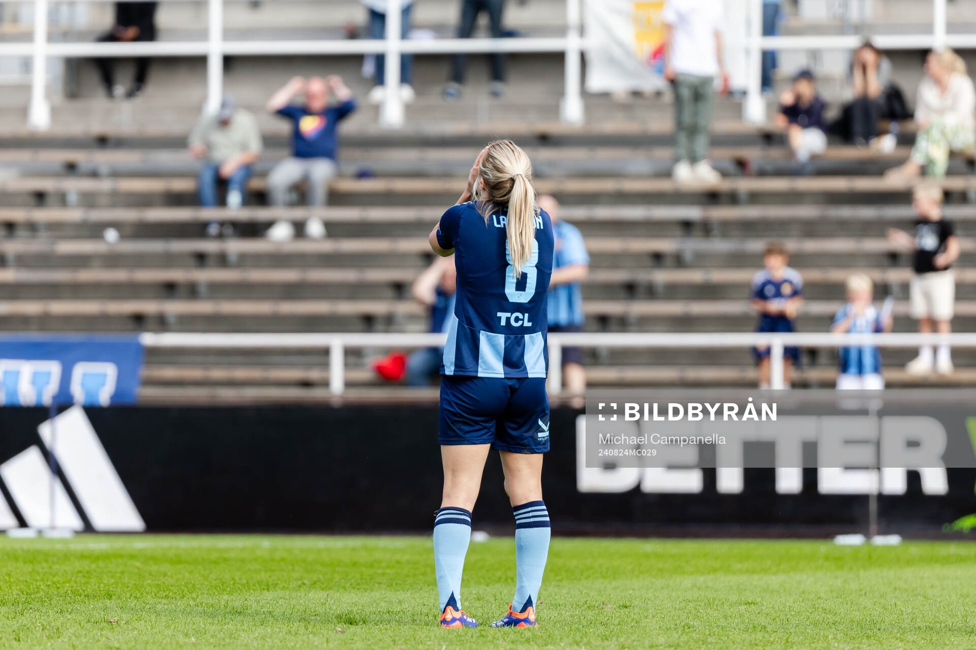 Djurgårdens Mimmi Larsson deppar