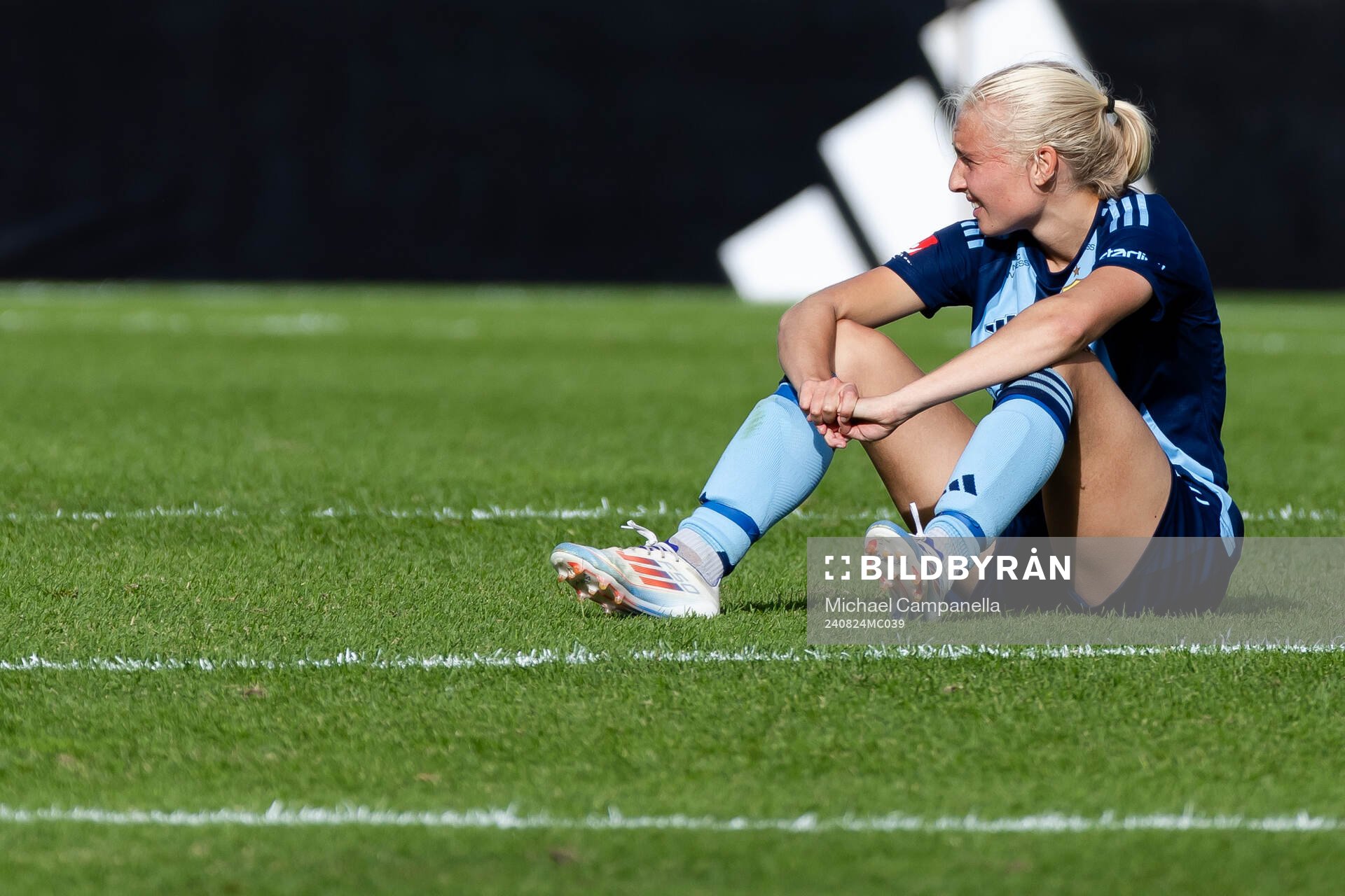 Djurgårdens Stinalisa Johansson deppar