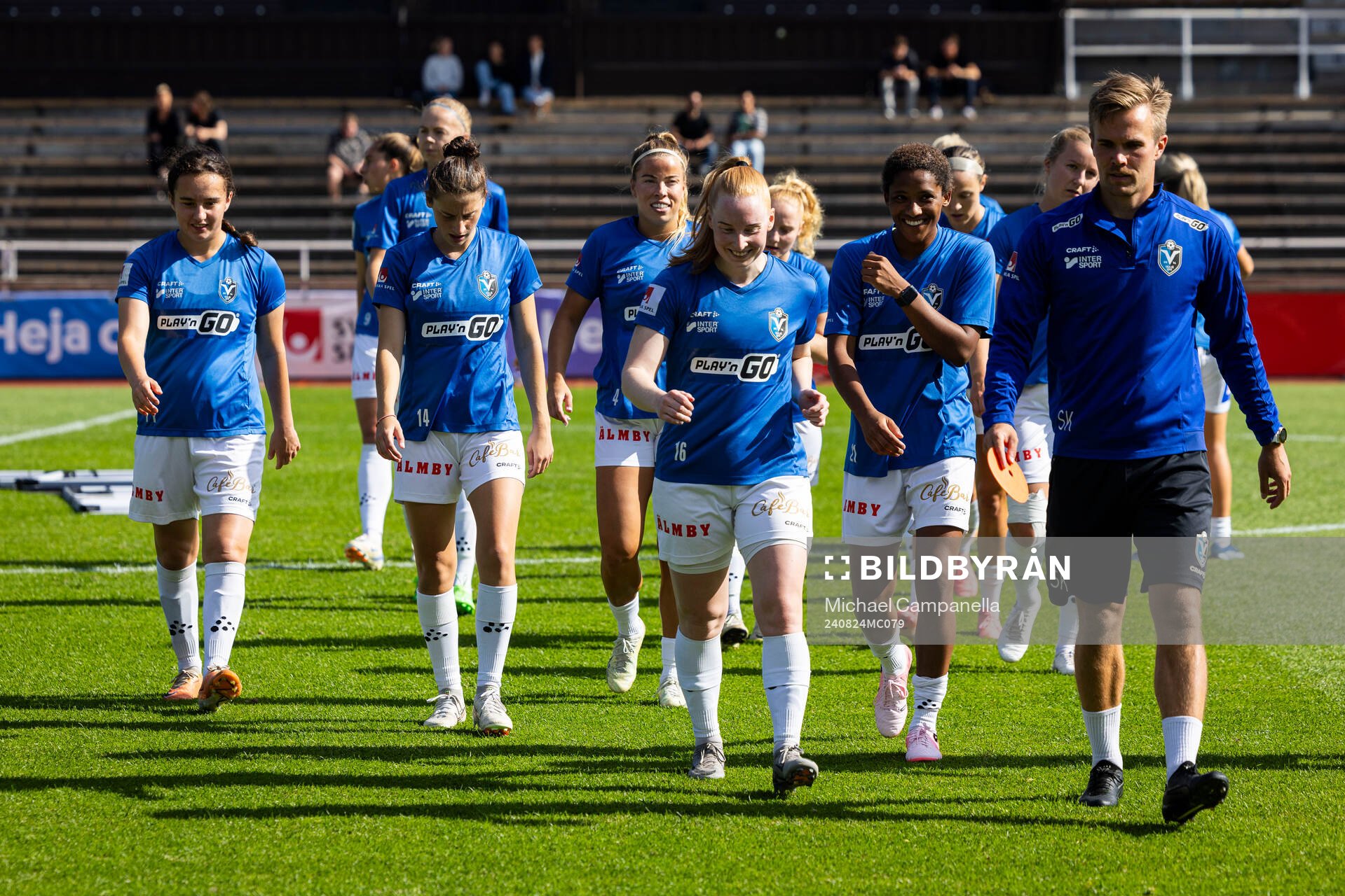 Växjö DFFs Sophia Redenstrand, Vasiliki Giannaka, Mimmi