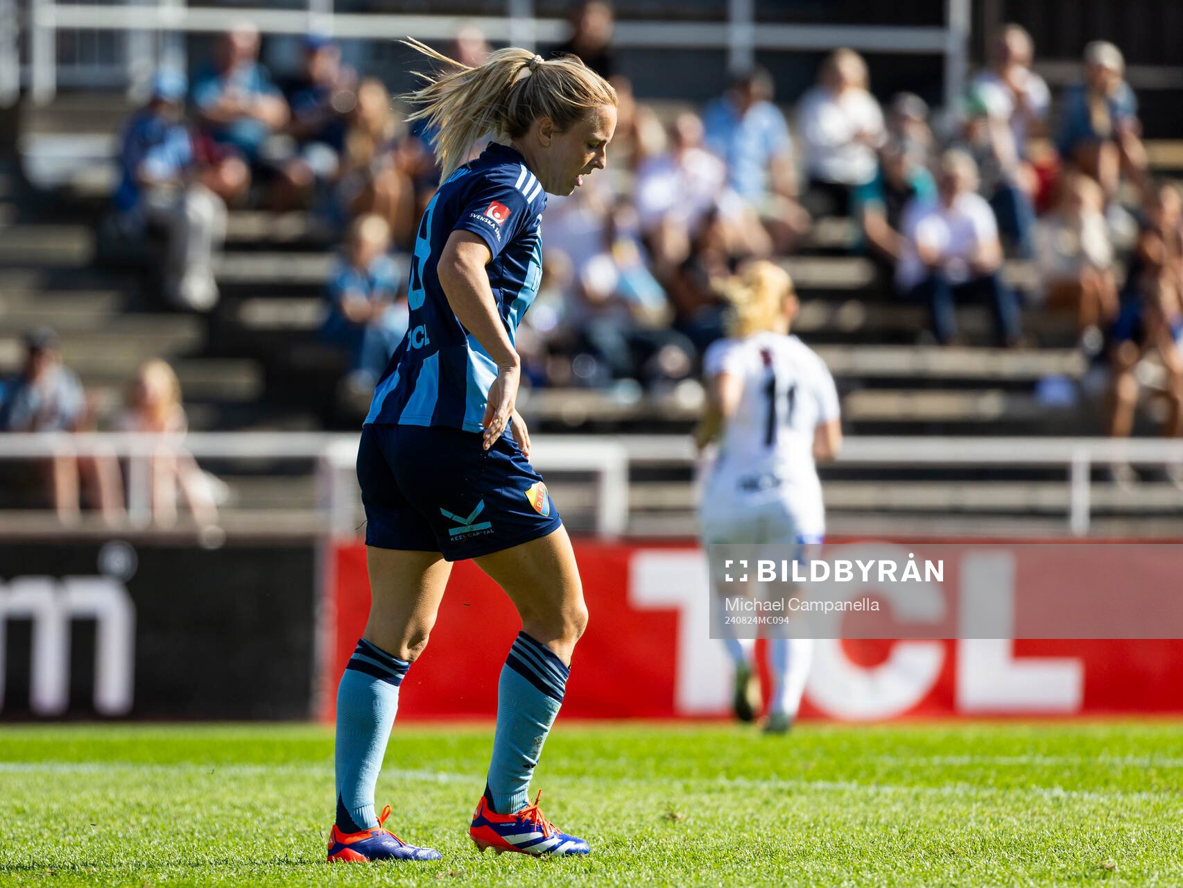 Djurgårdens Mimmi Larsson deppar