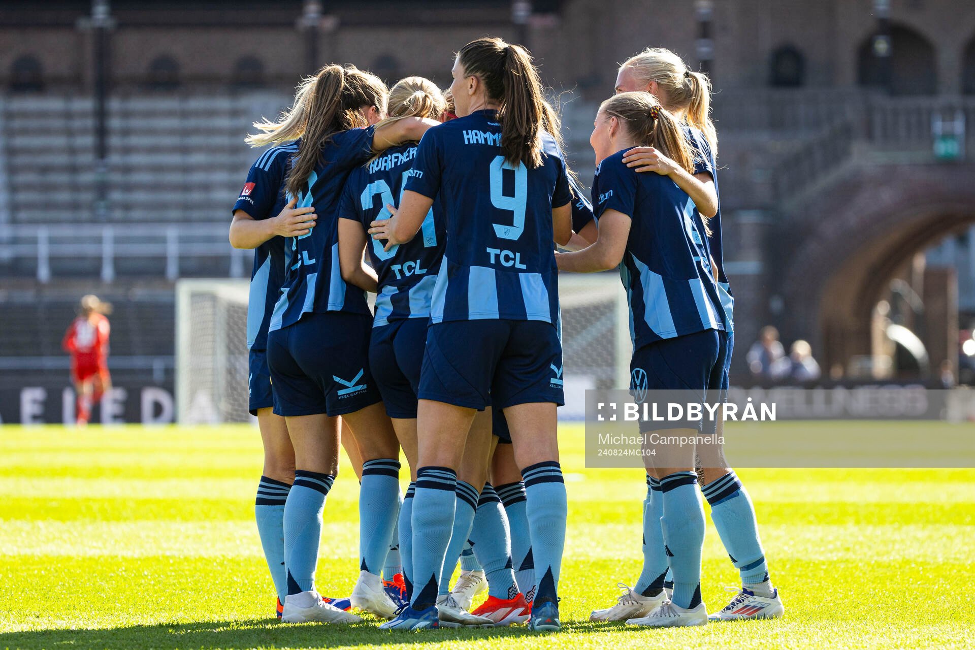 Djurgårdens spelare jublar