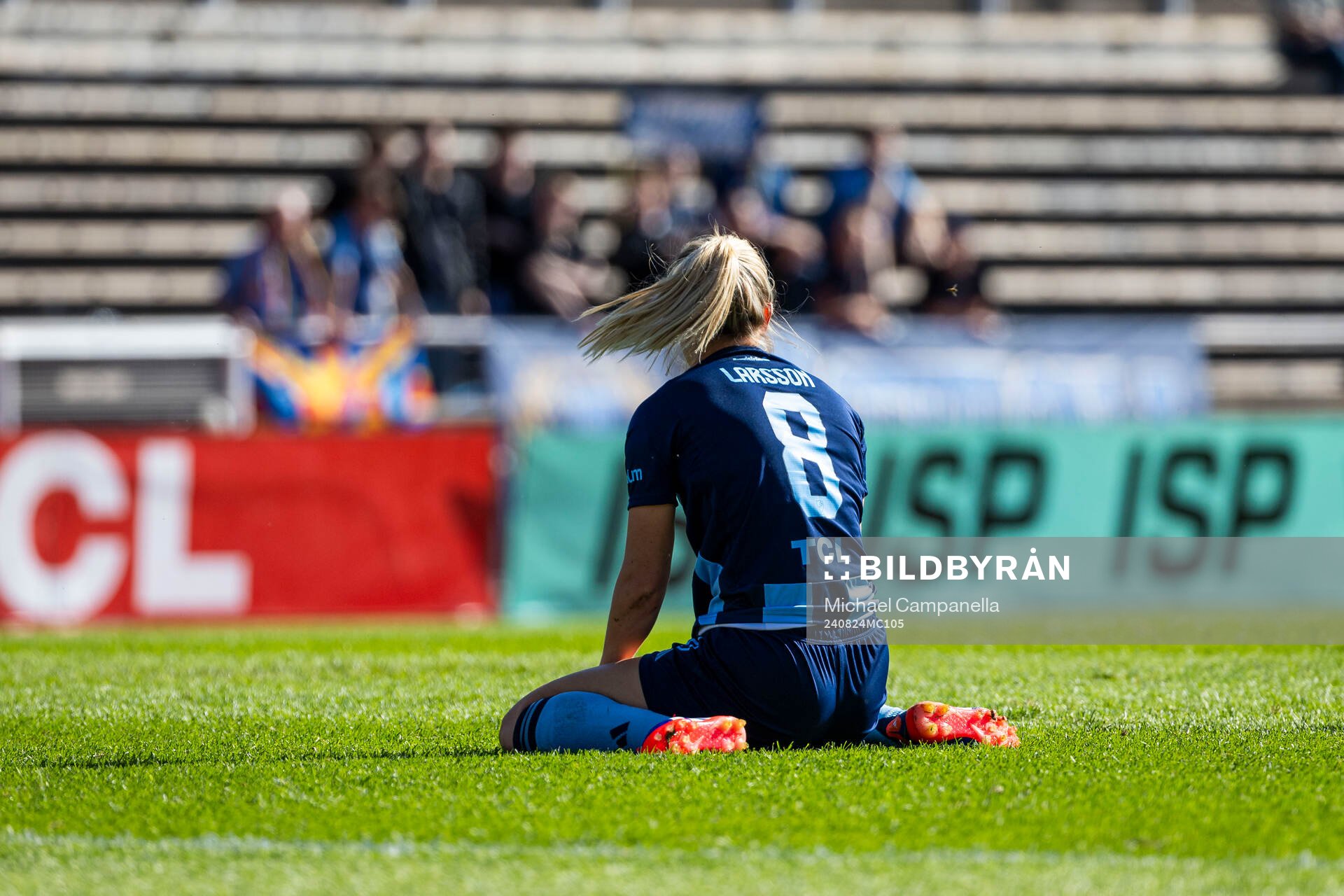 Djurgårdens Mimmi Larsson deppar