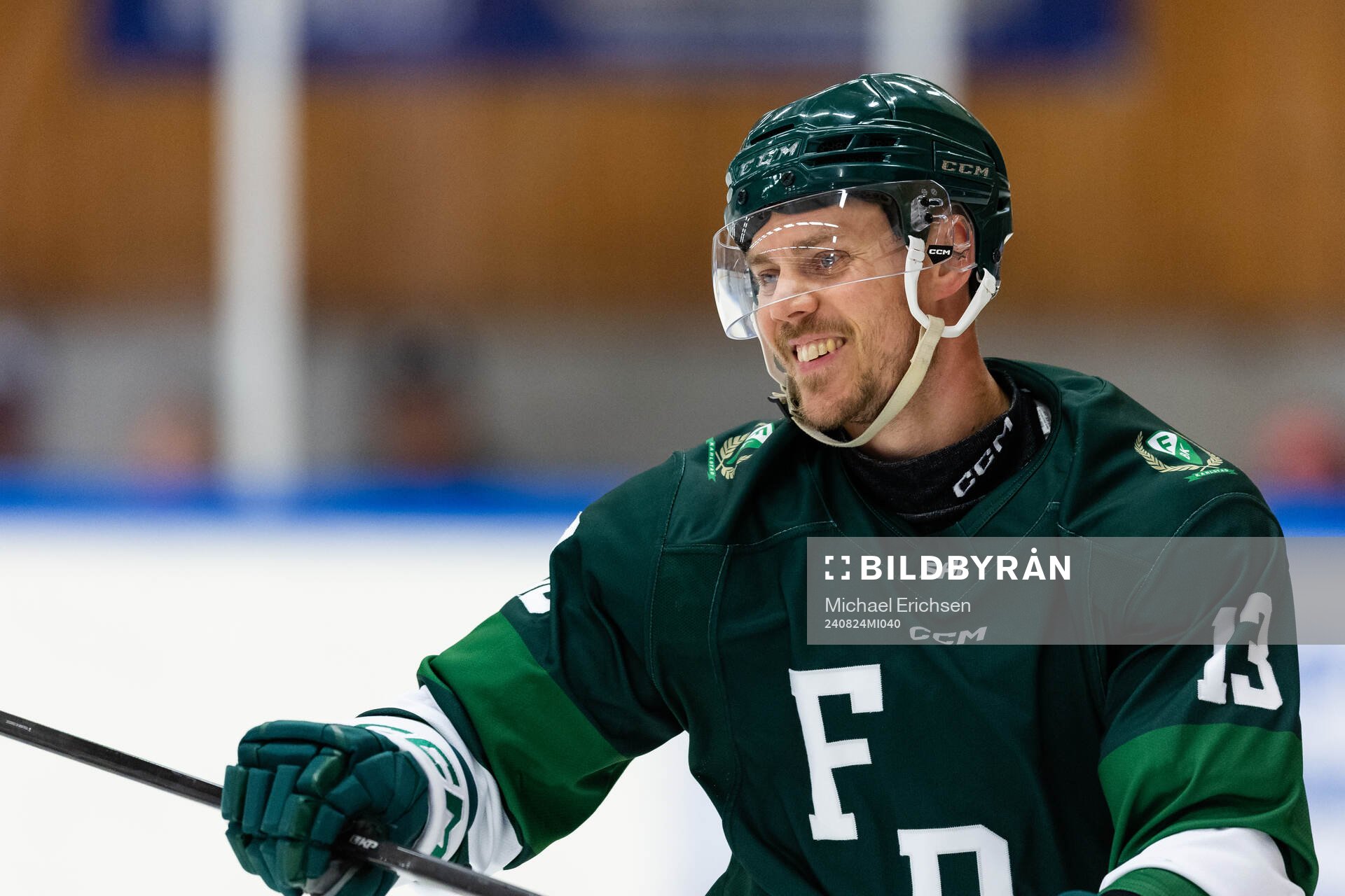 Färjestads Joel Kellman jublar