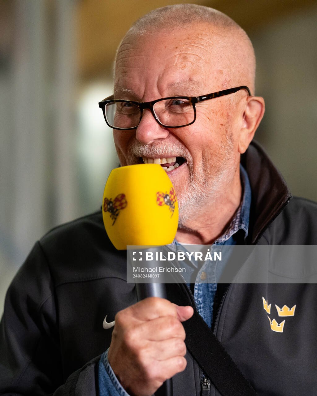 Leif Boork i Expressens TV-studio