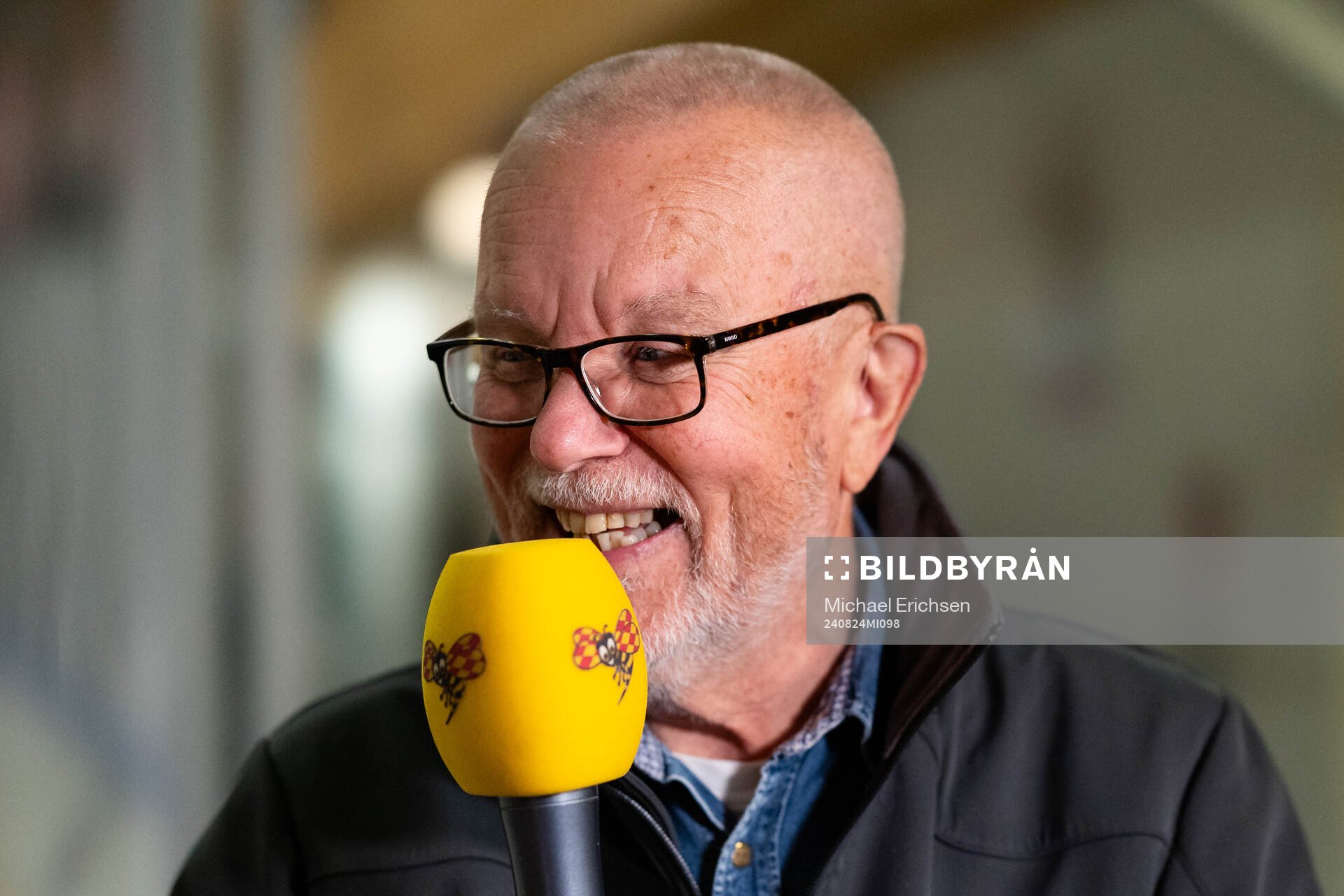 Leif Boork i Expressens TV-studio