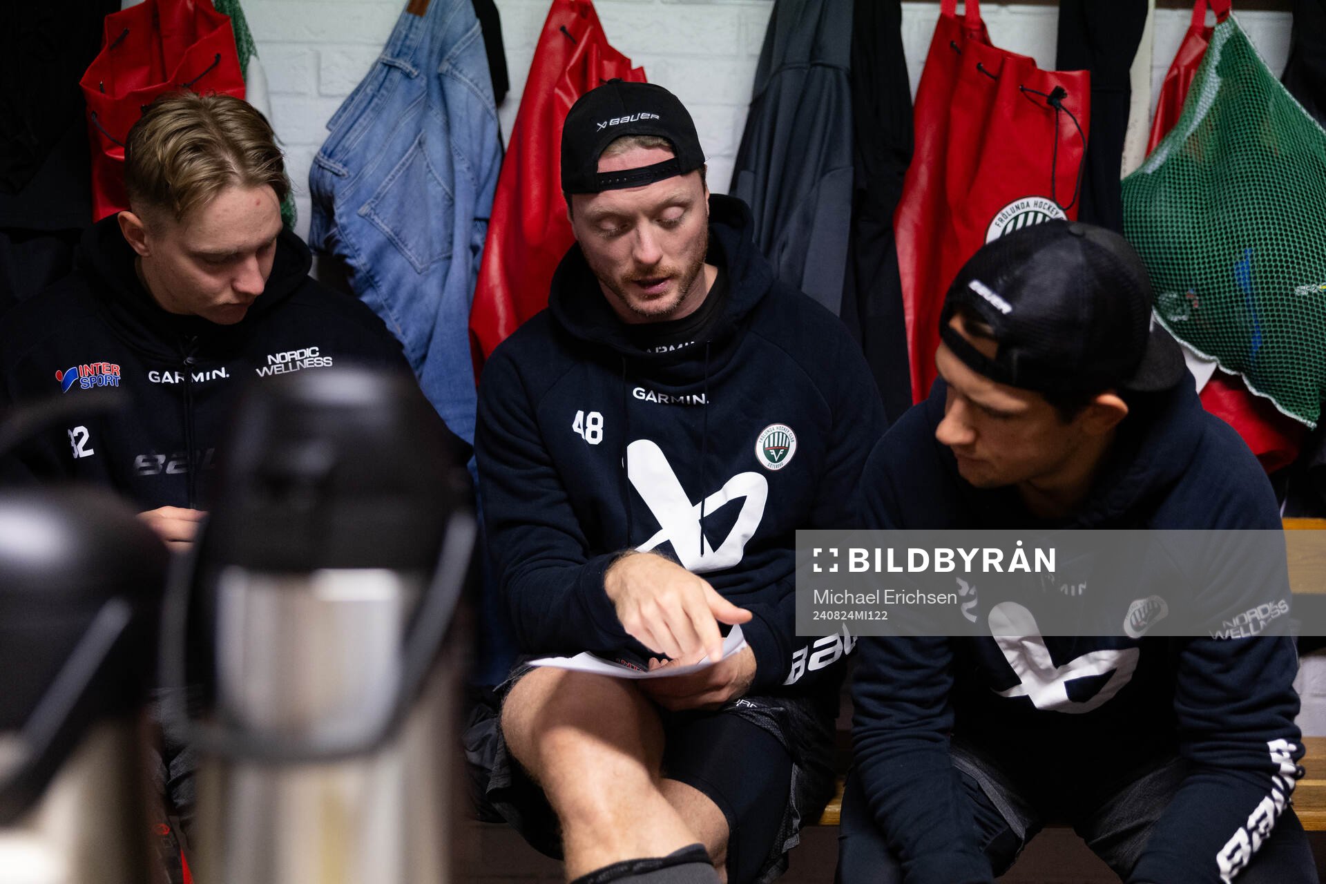 Frölundas Noah Hasa, Carl Klingberg och Linus Nässén