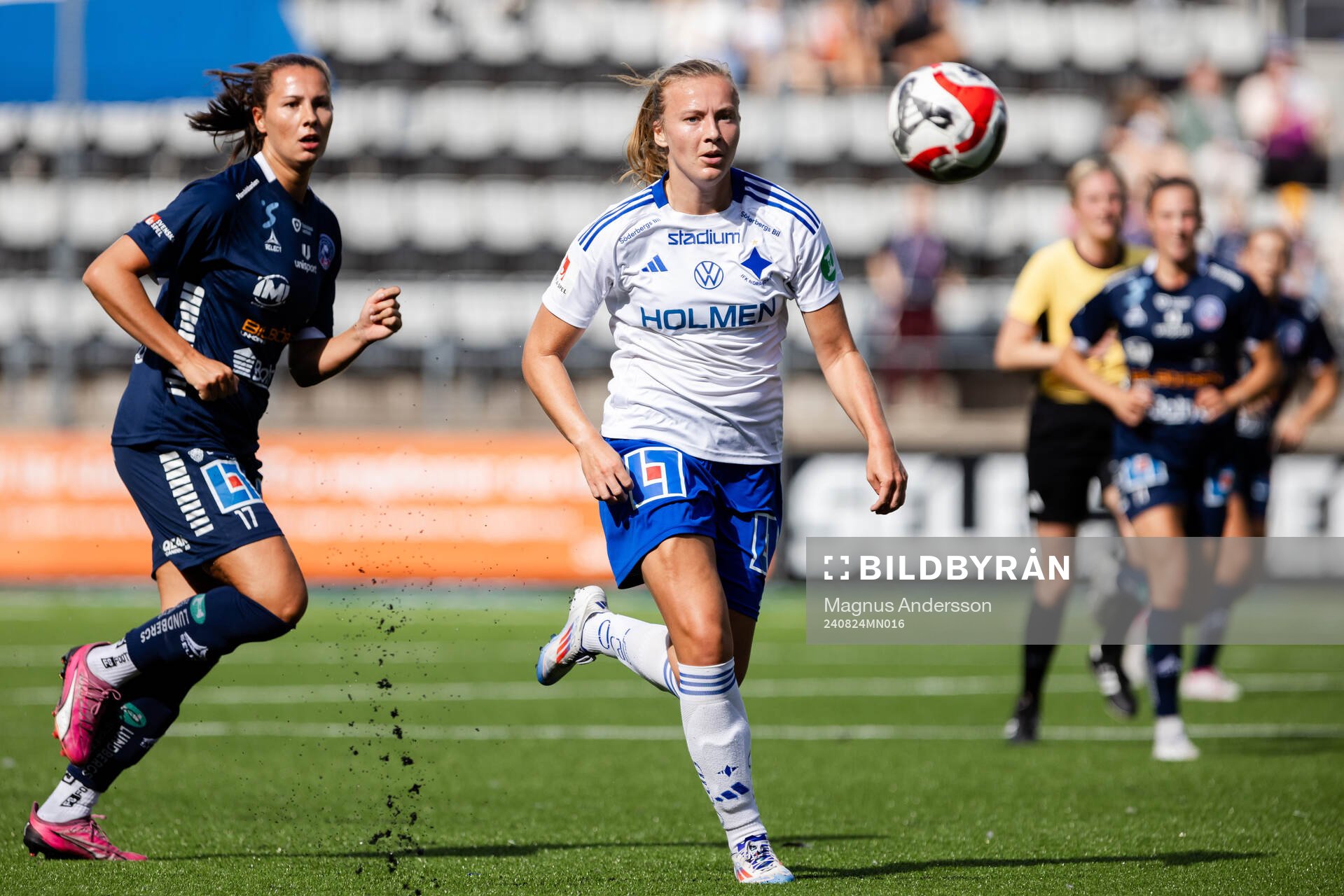 Linköpings Nellie Karlsson och IFK Norrköpings Sara