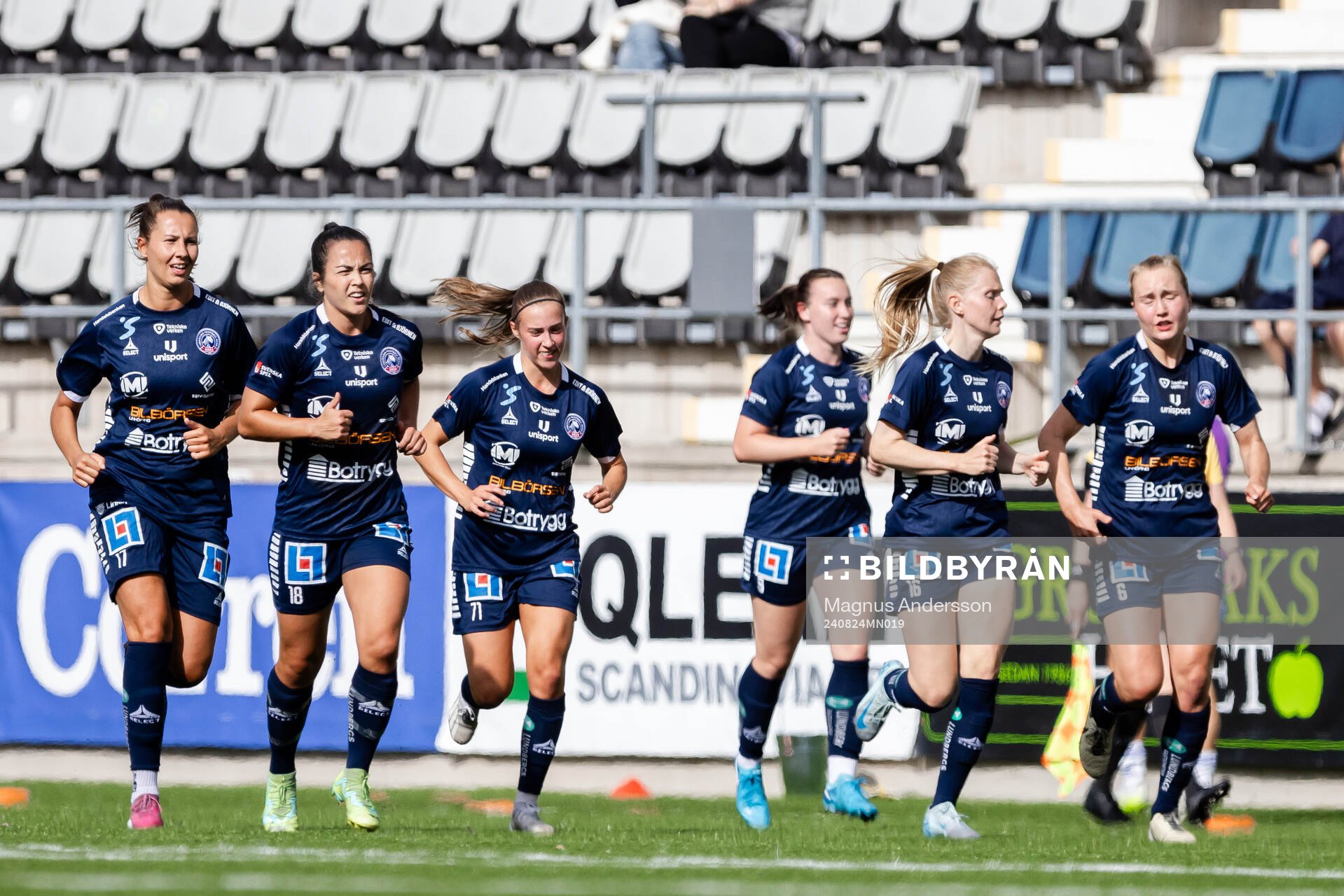 Linköpings spelare jublar