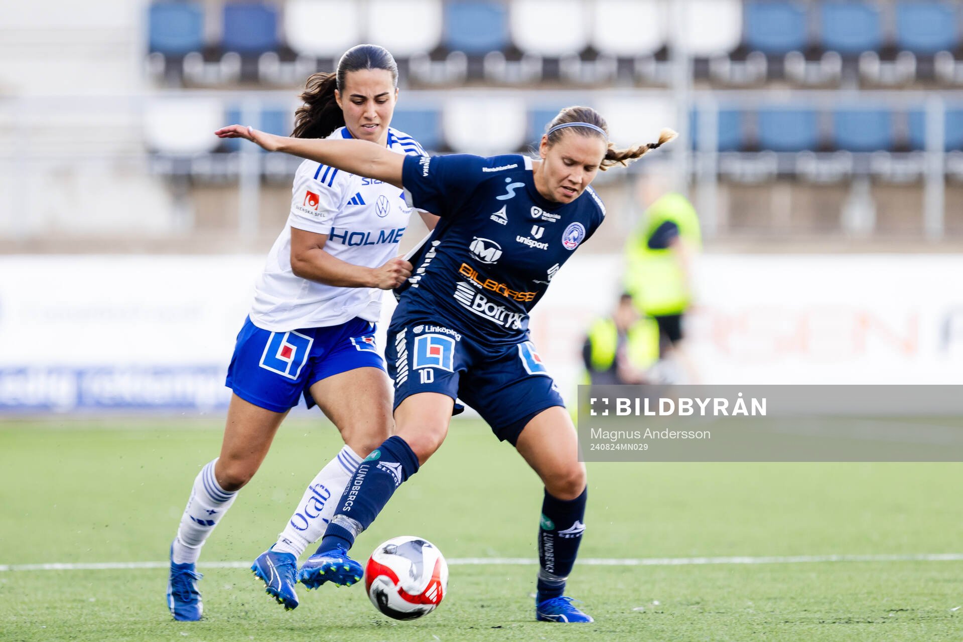 IFK Norrköpings Vesna Milivojevic och Linköpings Emma