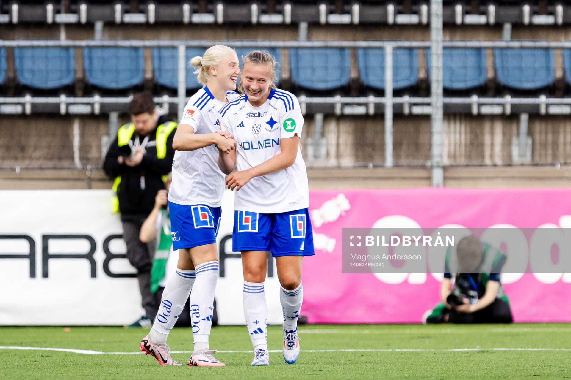 IFK Norrköpings Sara Kanutte Fornes jublar