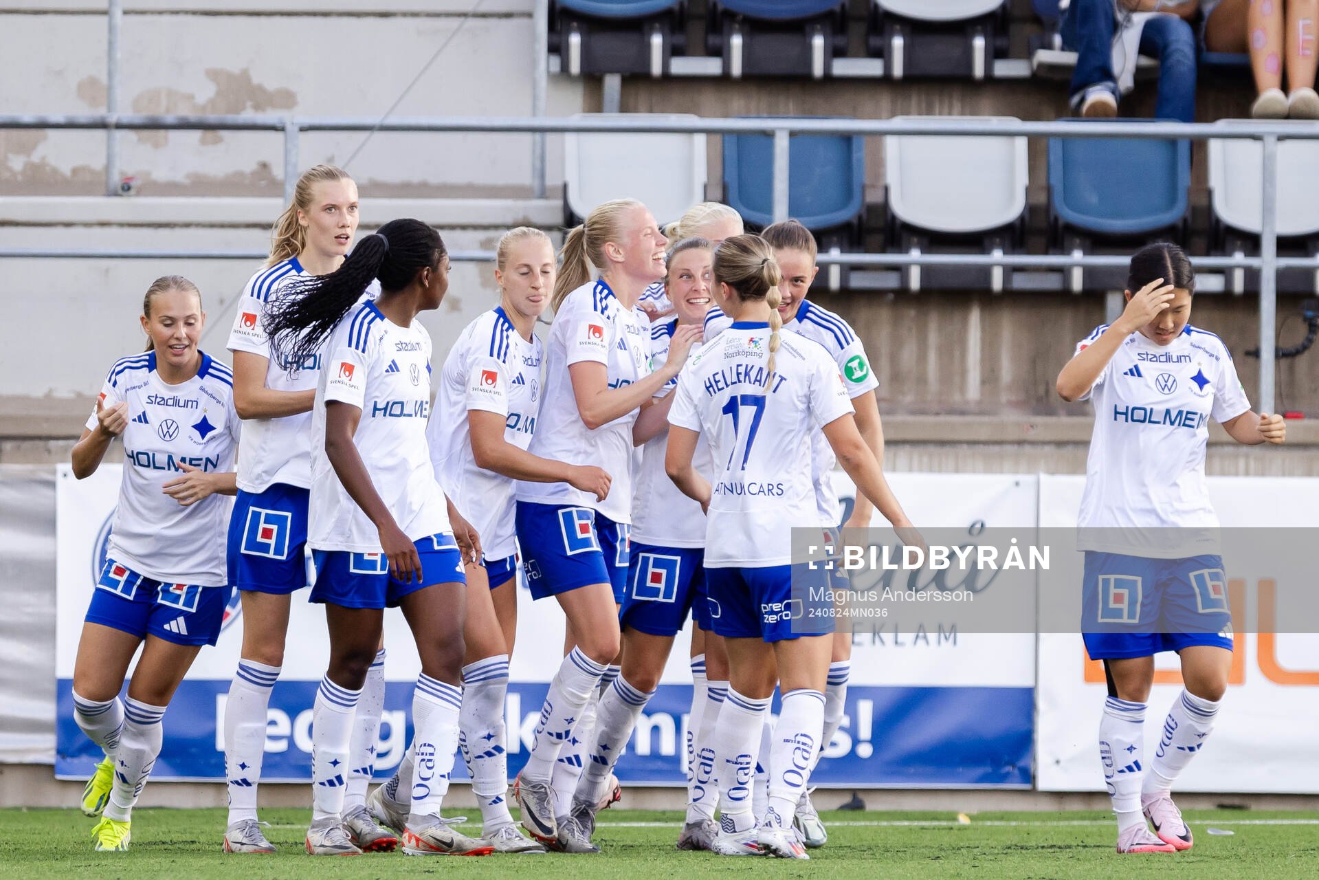 IFK Norrköpings spelare jublar