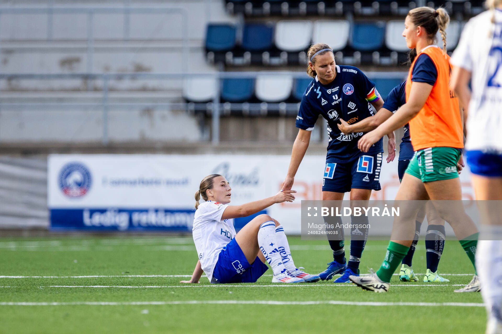 IFK Norrköpings Alexandra Hellekant och Linköpings Emma