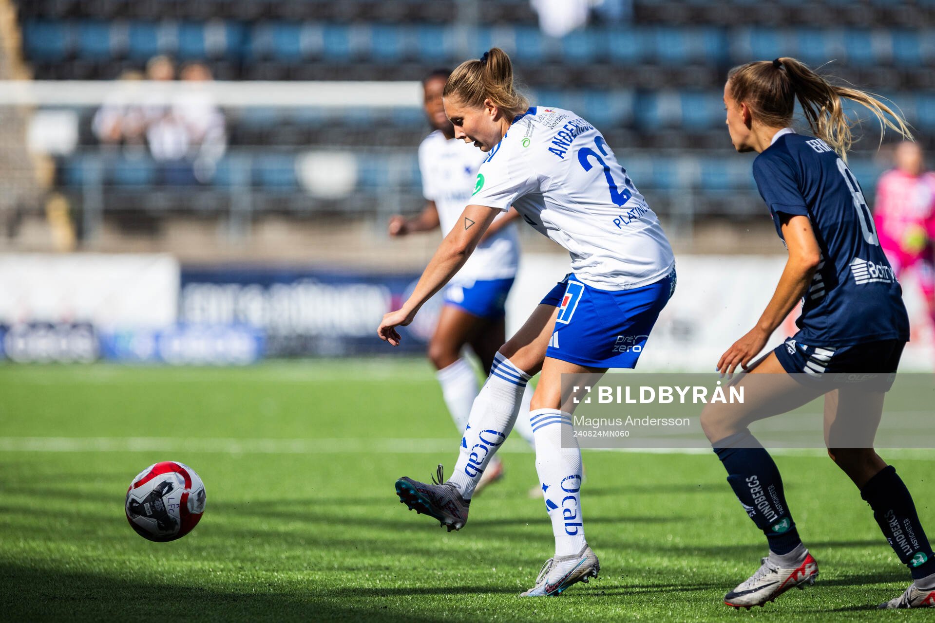 IFK Norrköpings Fanny Andersson fotbollsmatchen i