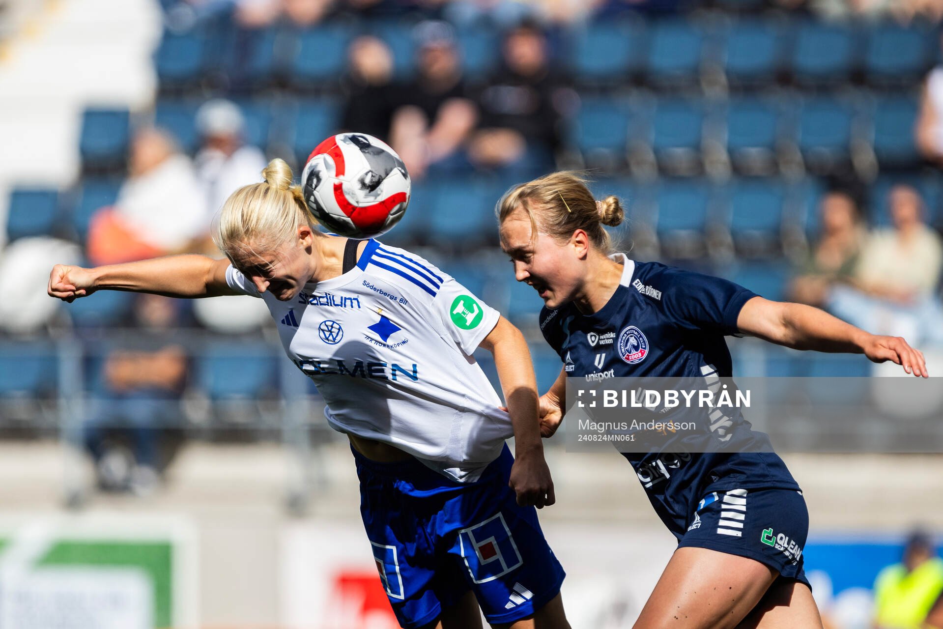 IFK Norrköpings Wilma Leidhammar och Linköpings Noor