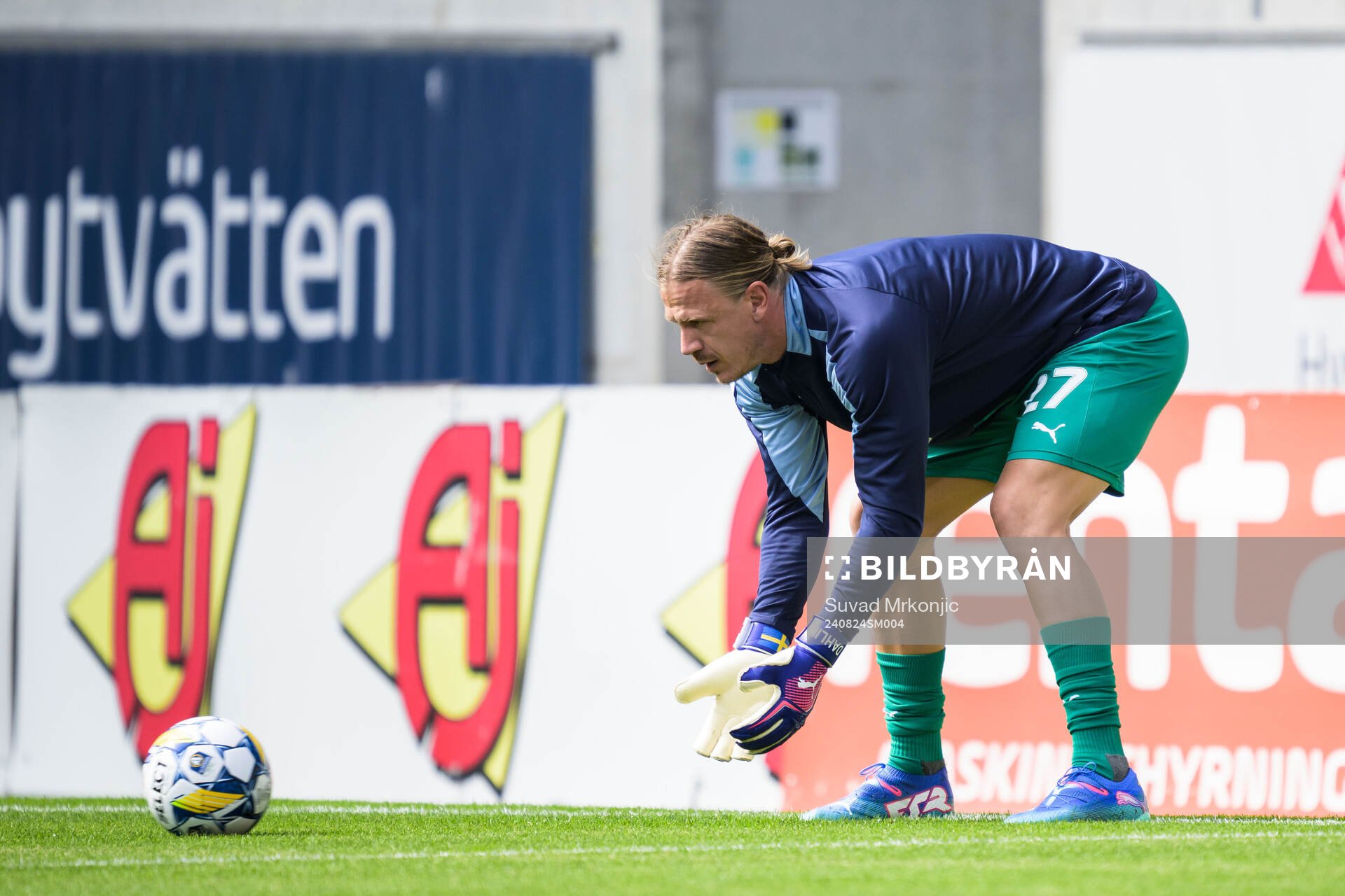 Malmö FFs målvakt Johan Dahlin