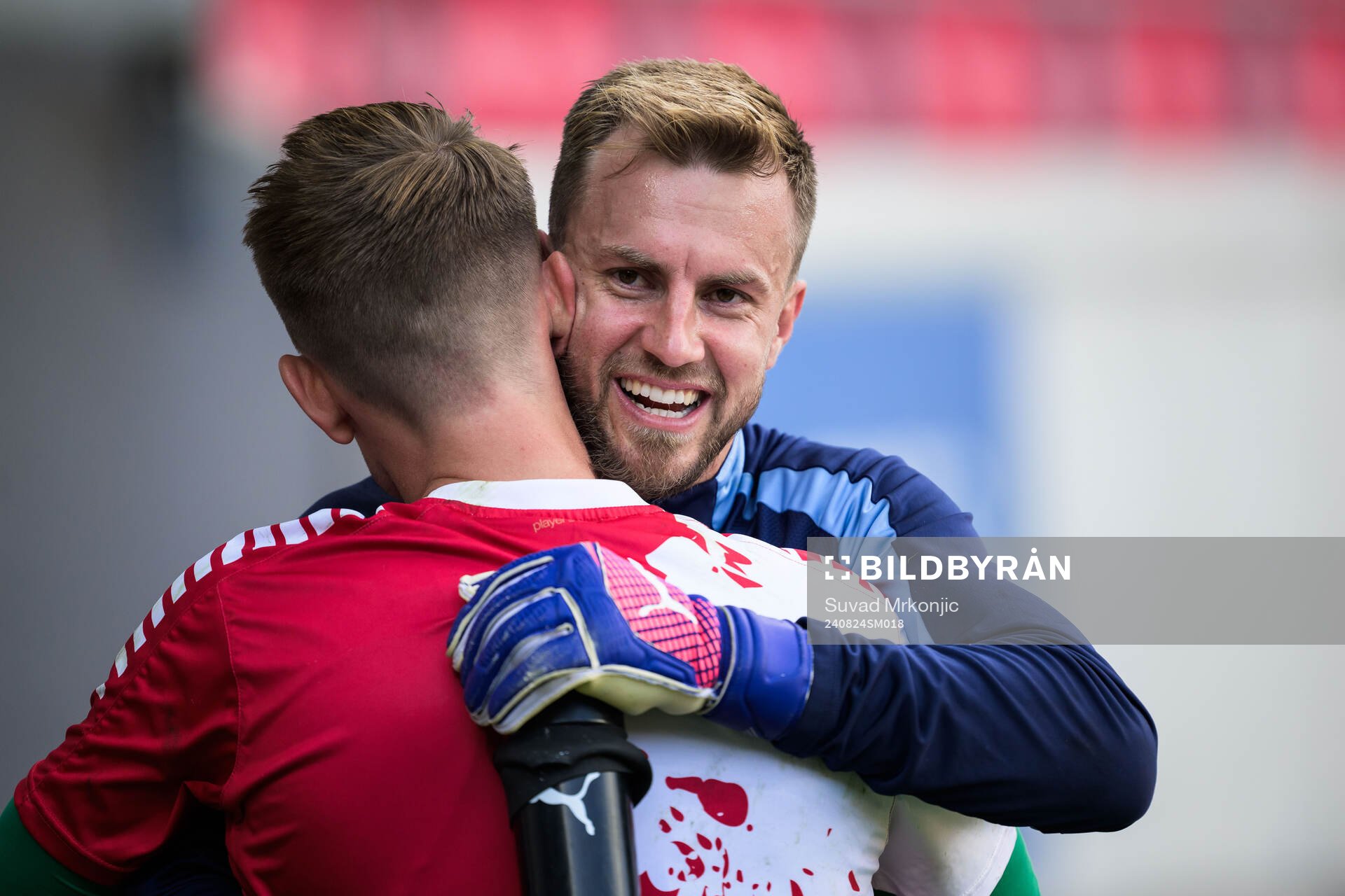 Kalmars målvakt Jakob Kindberg och Malmö FFs målvakt