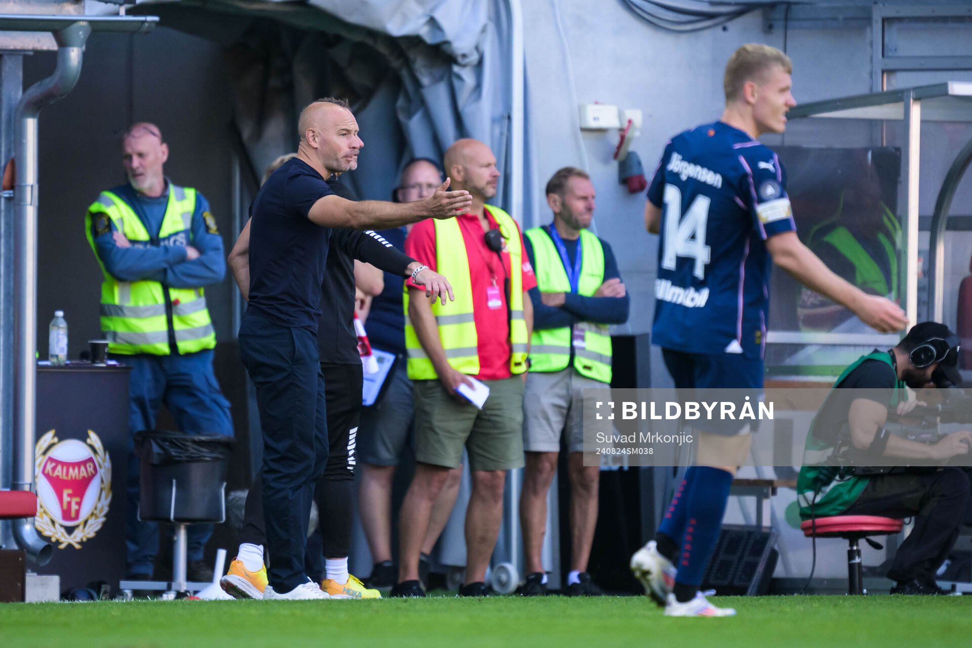 Kalmars tränare Stefan Larsson