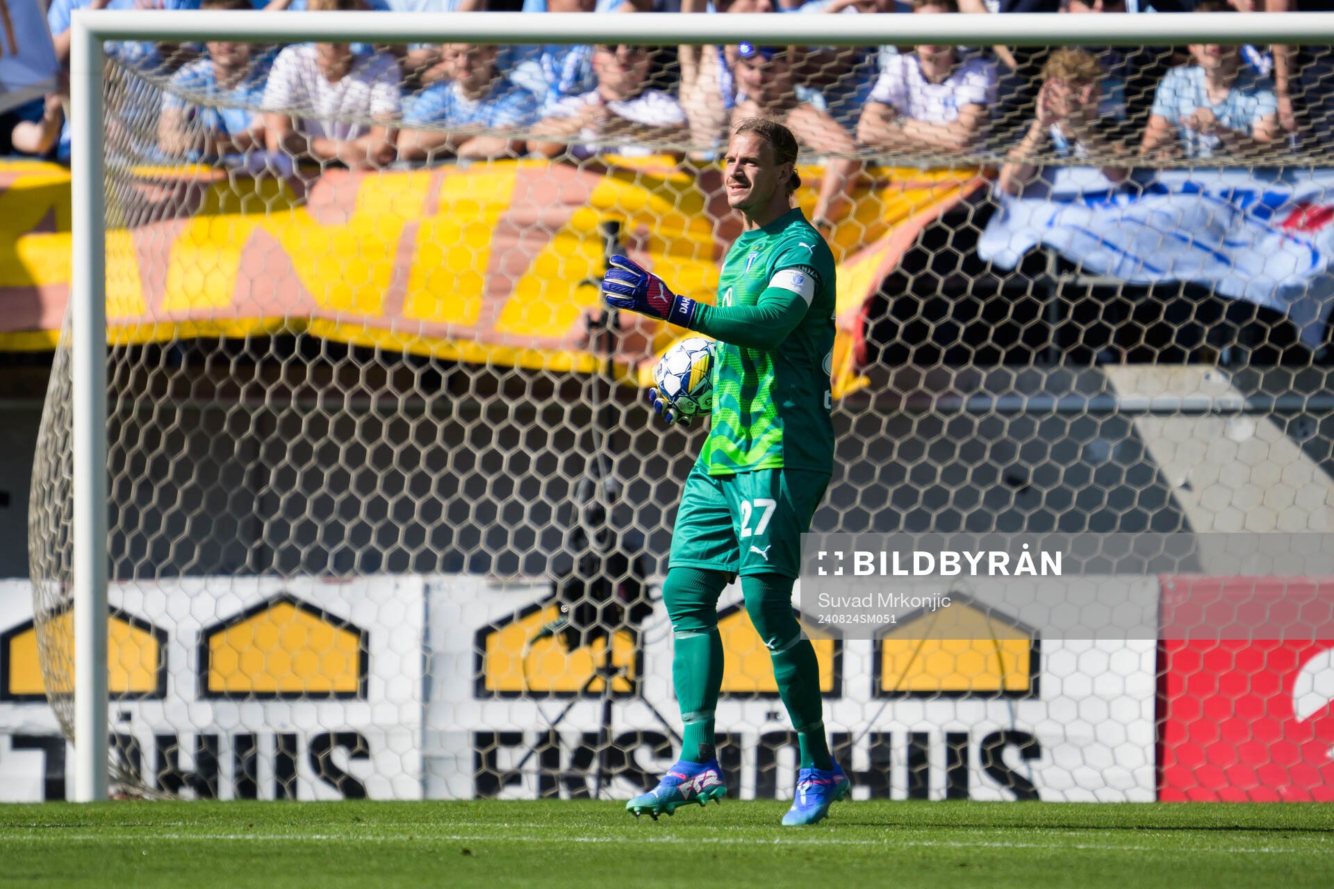 Malmö FFs målvakt Johan Dahlin