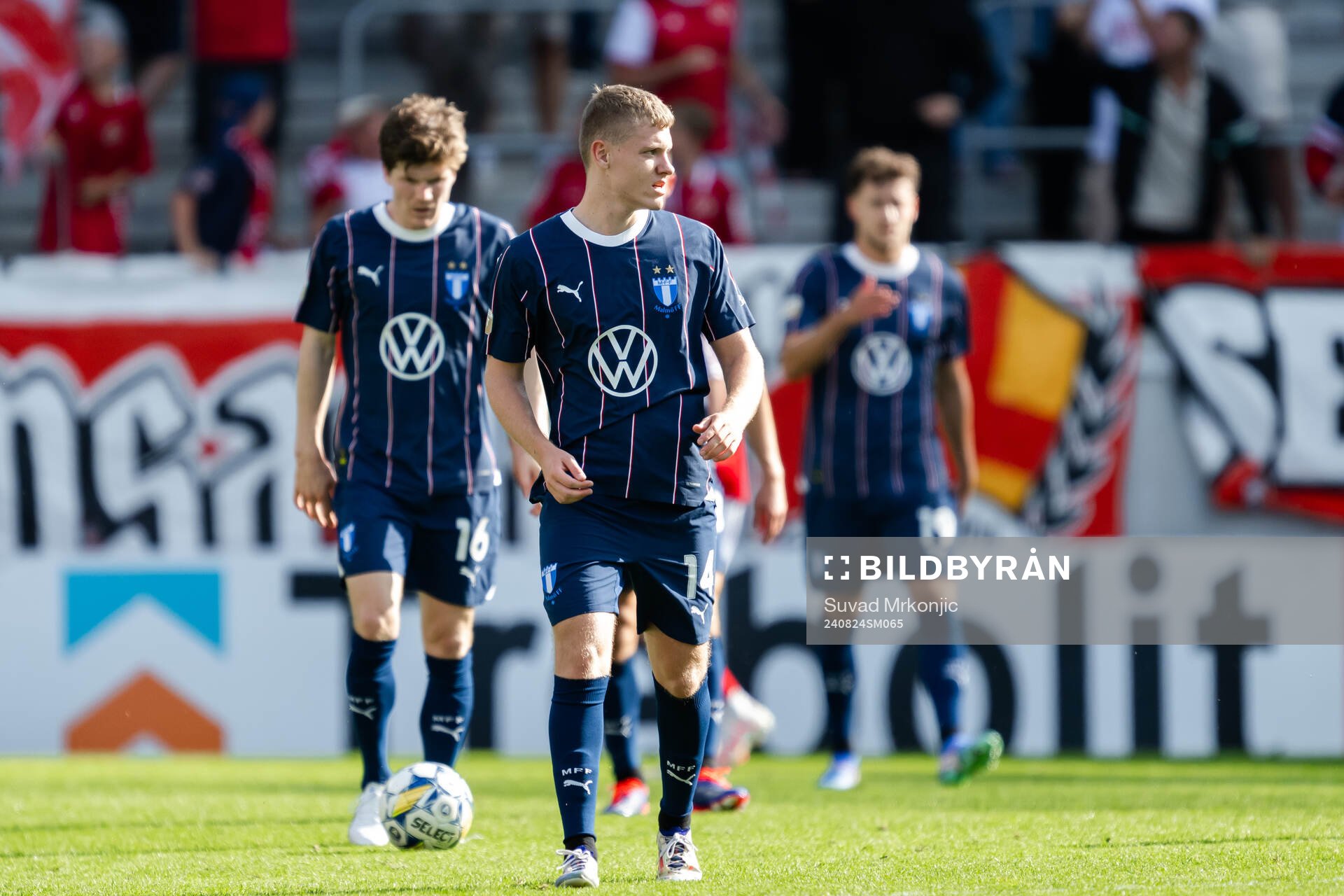 Malmö FFs Sebastian Jörgensen  deppar