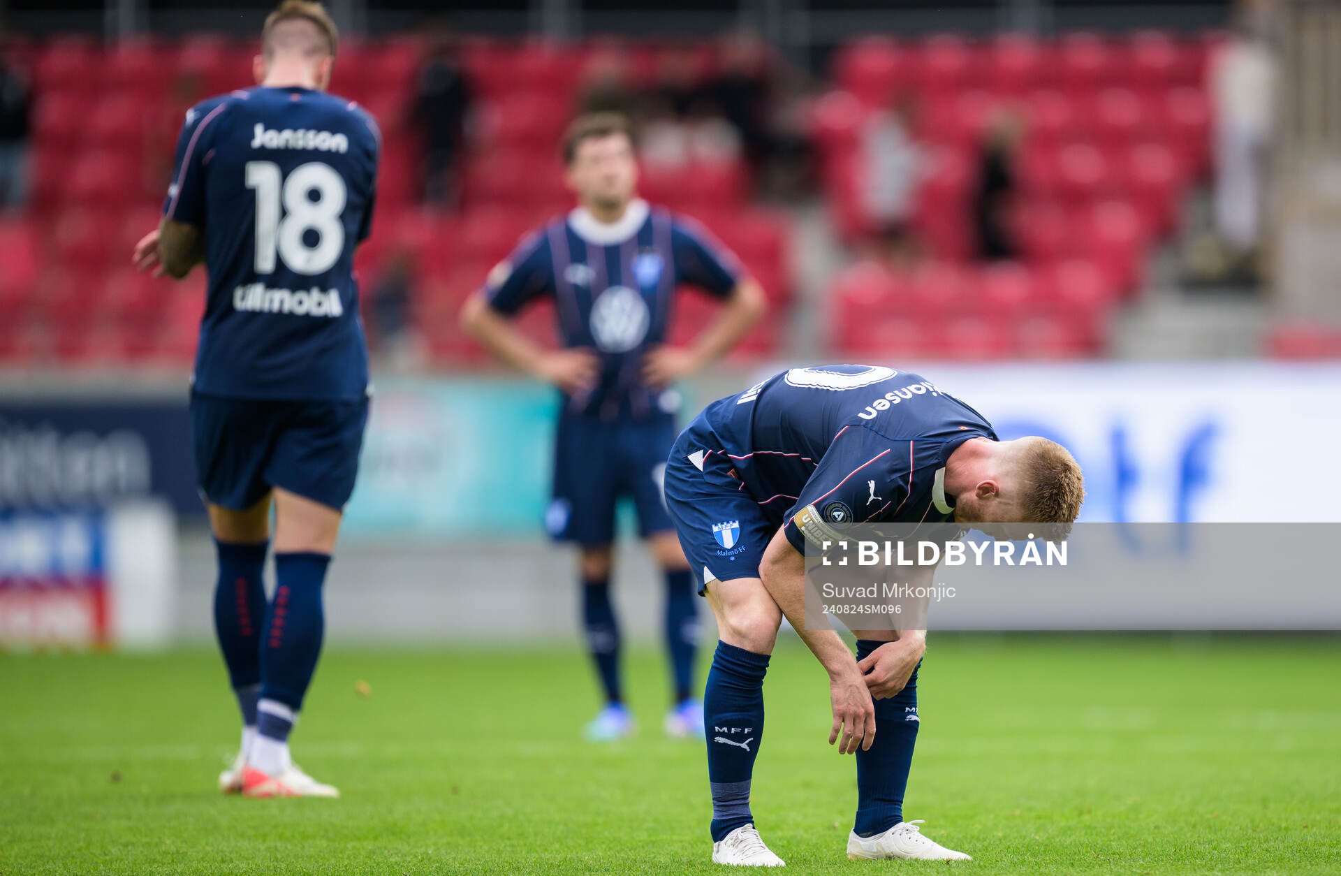 Malmö FFs Anders Christiansen deppar