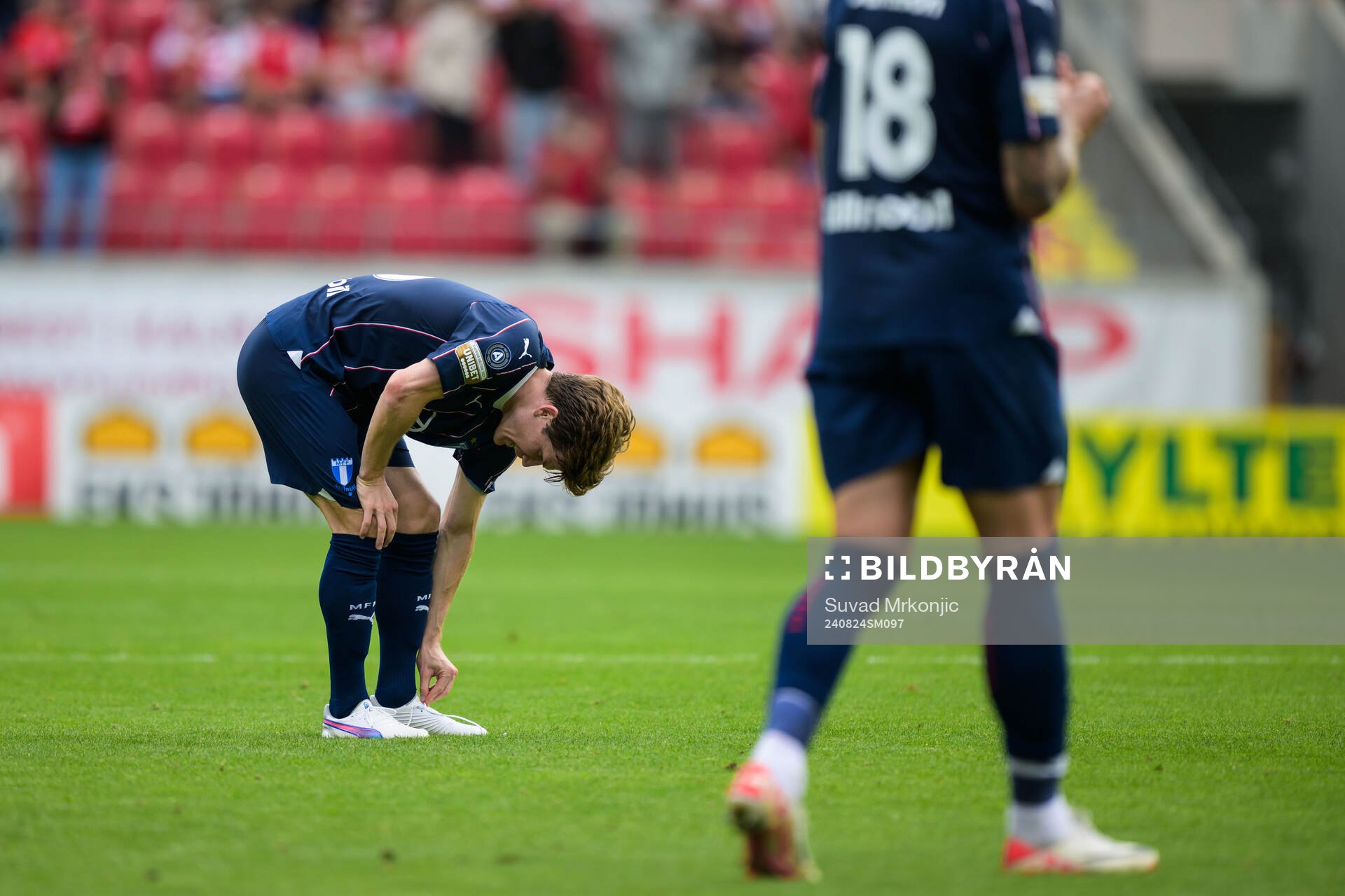 Malmö FFs Oliver Berg deppar