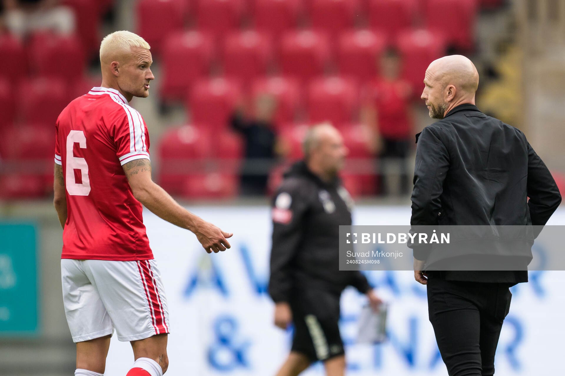 Kalmars Rasmus Sjöstedt och Malmö FFs tränare Henrik