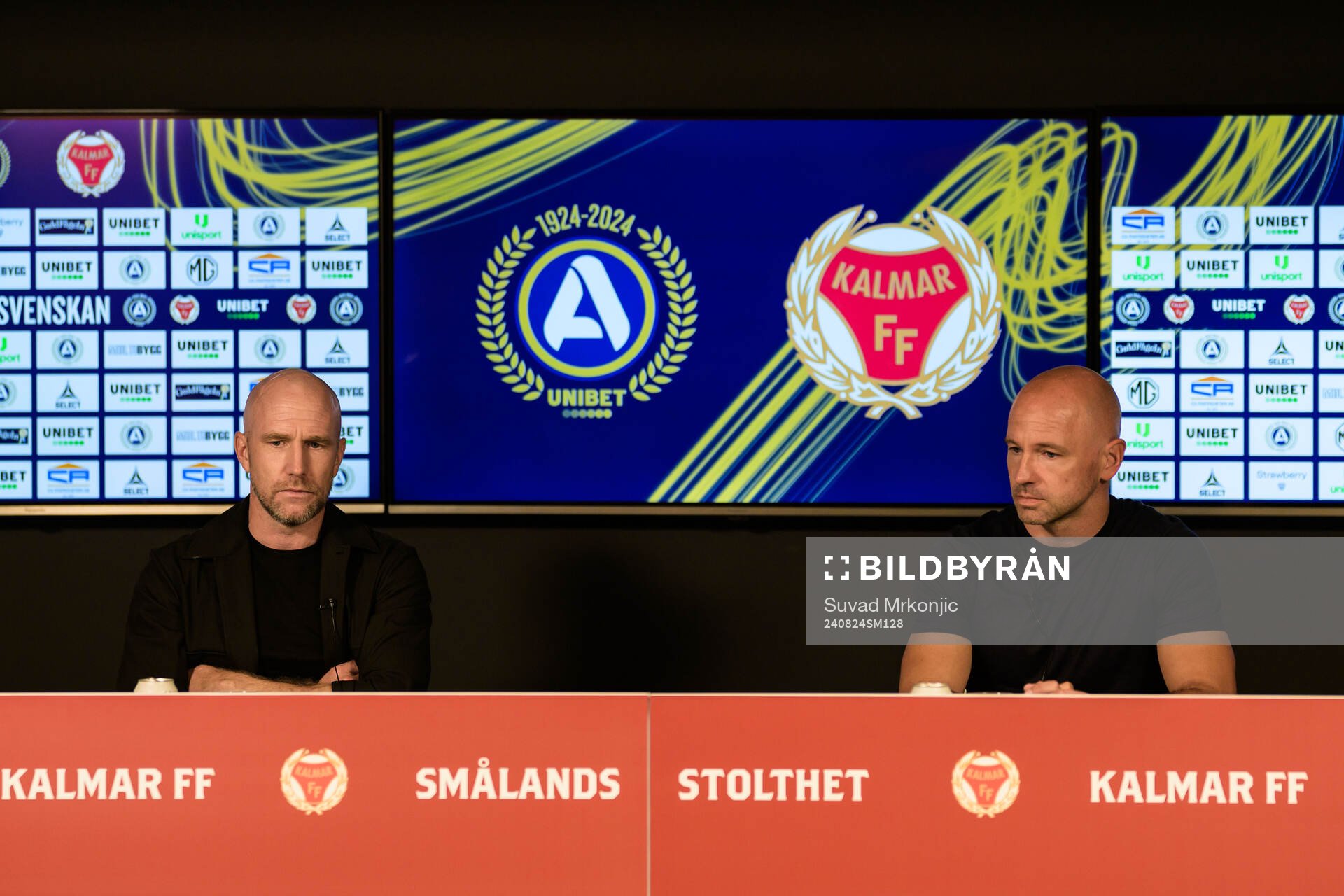 Malmö FFs tränare Henrik Rydström och Kalmars tränare