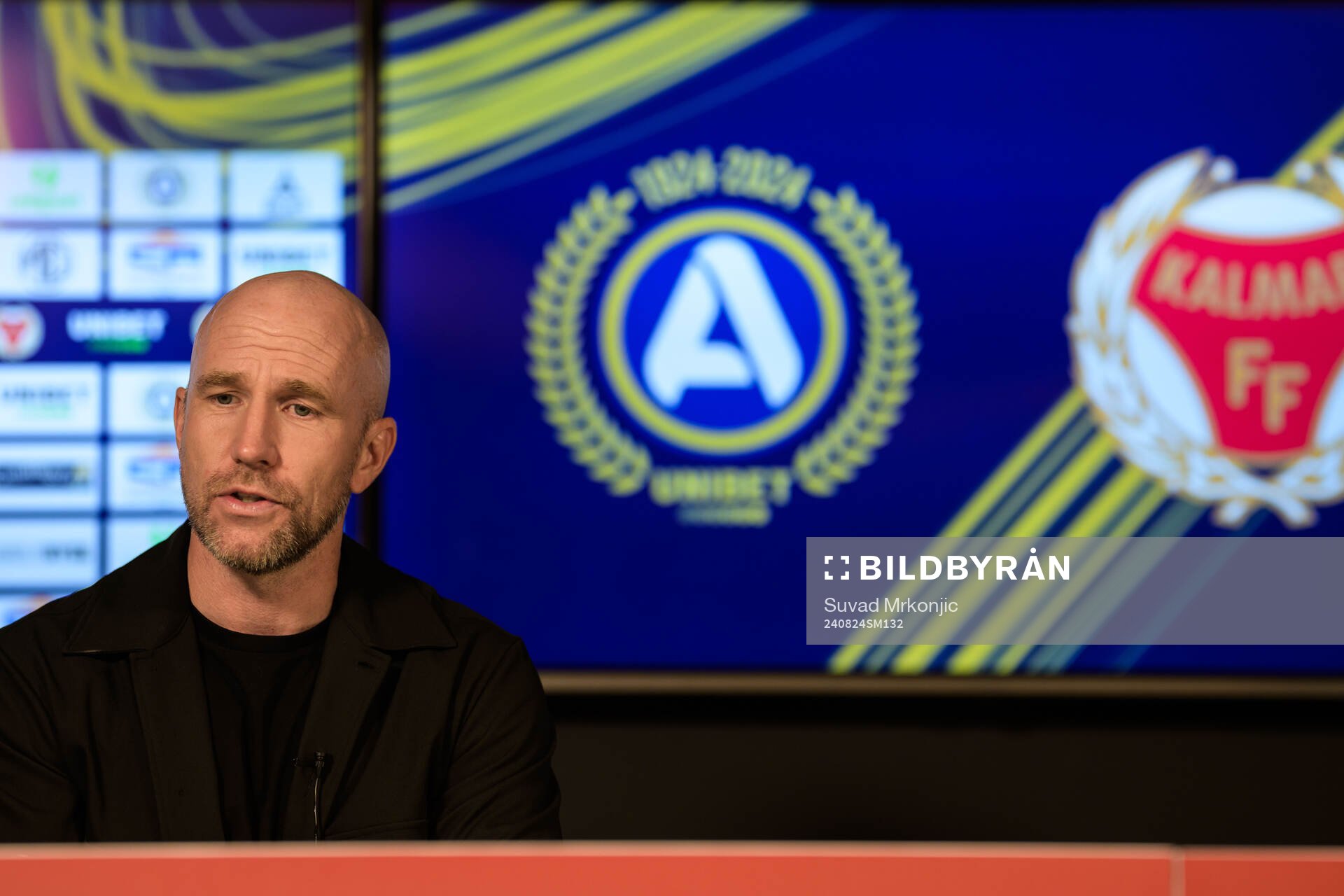 Malmö FFs tränare Henrik Rydström efter fotbollsmatchen i Allsvenskan mellan Kalmar och Malmö FF den 24 augusti 2024 i Kalmar. 