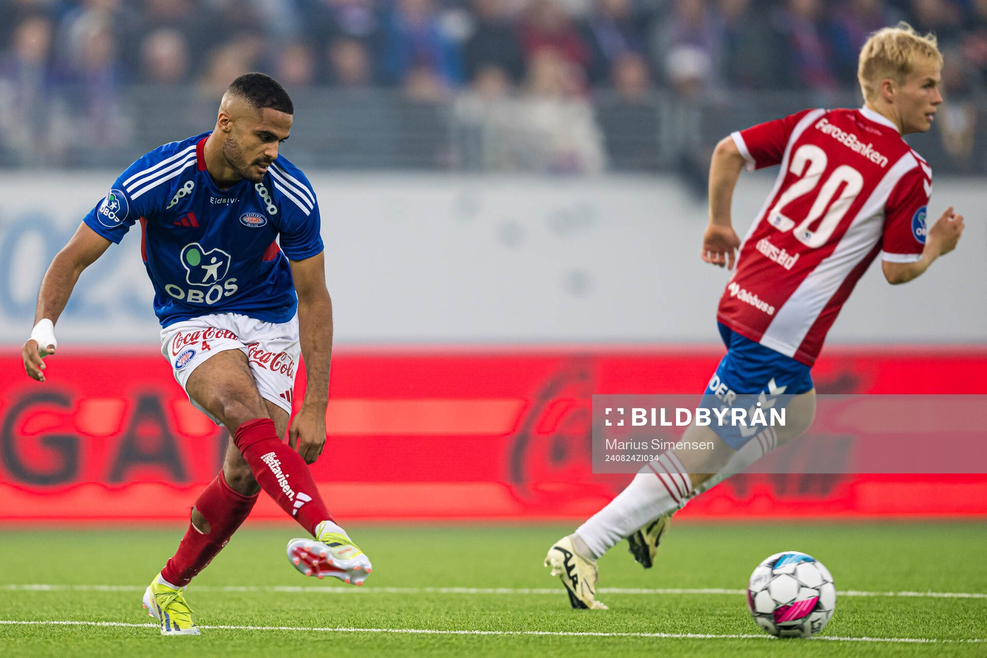 Aaron Kiil Olsen of Vålerenga